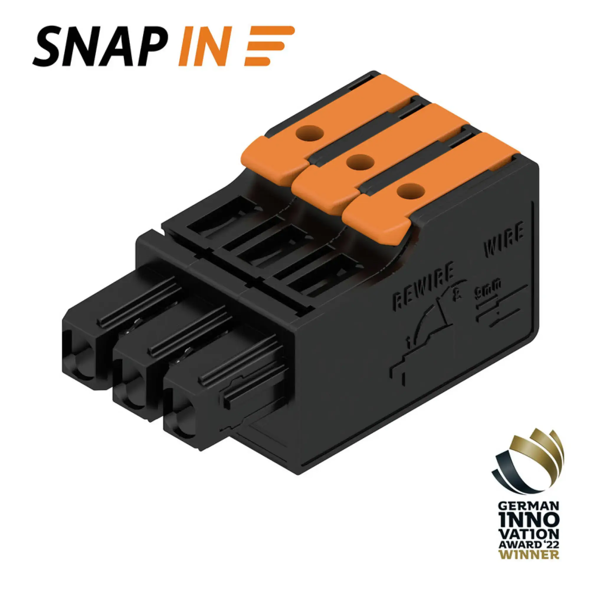 Weidmüller 2790400000 PCB connector (wire connection), 320 V, 26.8 A, Pitch in mm: 5.00, 4 mm², Number of poles: 3, SNAP IN, Box (img_001)