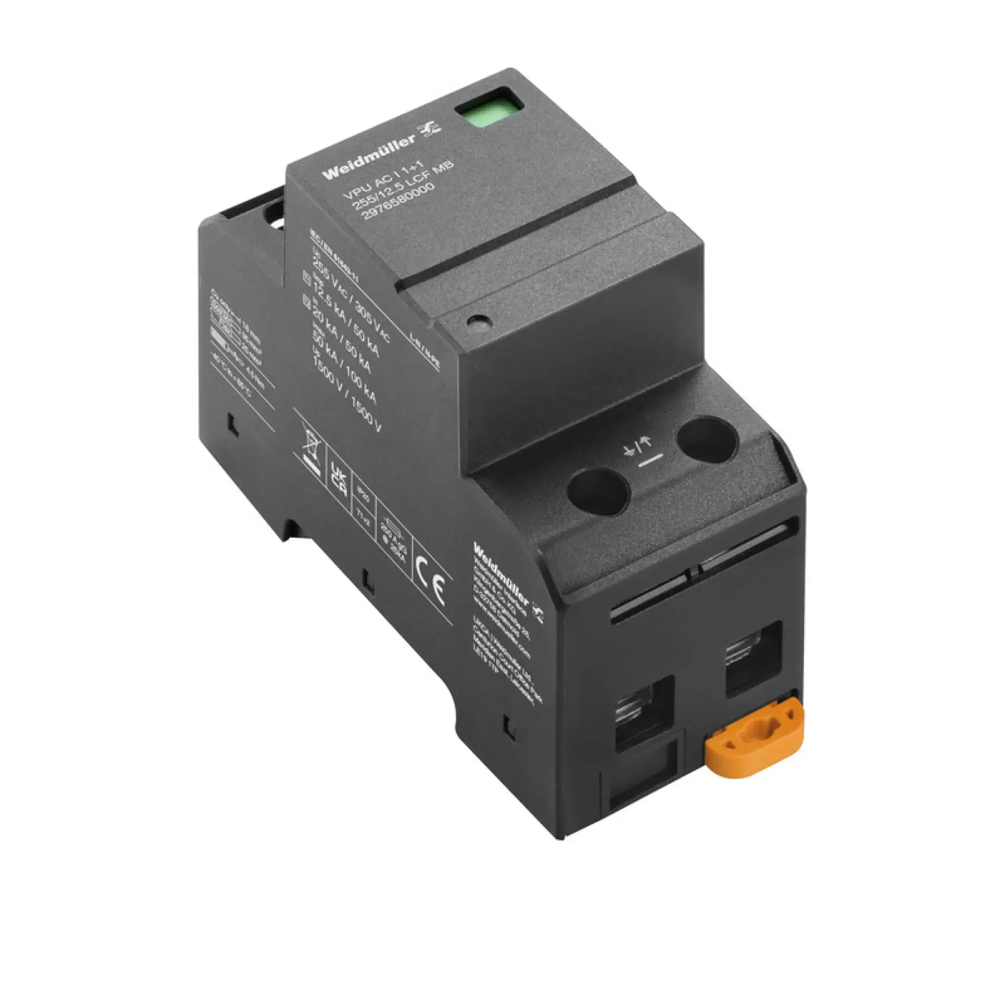 Weidmüller 2976580000 Surge voltage arrester (power supply systems), low voltage, Surge protection, Surge protection I / II, Type I + II, Low voltage network: Single-phase (img_001) Weidmüller 2976580000 Surge voltage arrester (power supply systems), low voltage, Surge protection, Surge protection I / II, Type I + II, Low voltage network: Single-phase (img_001)