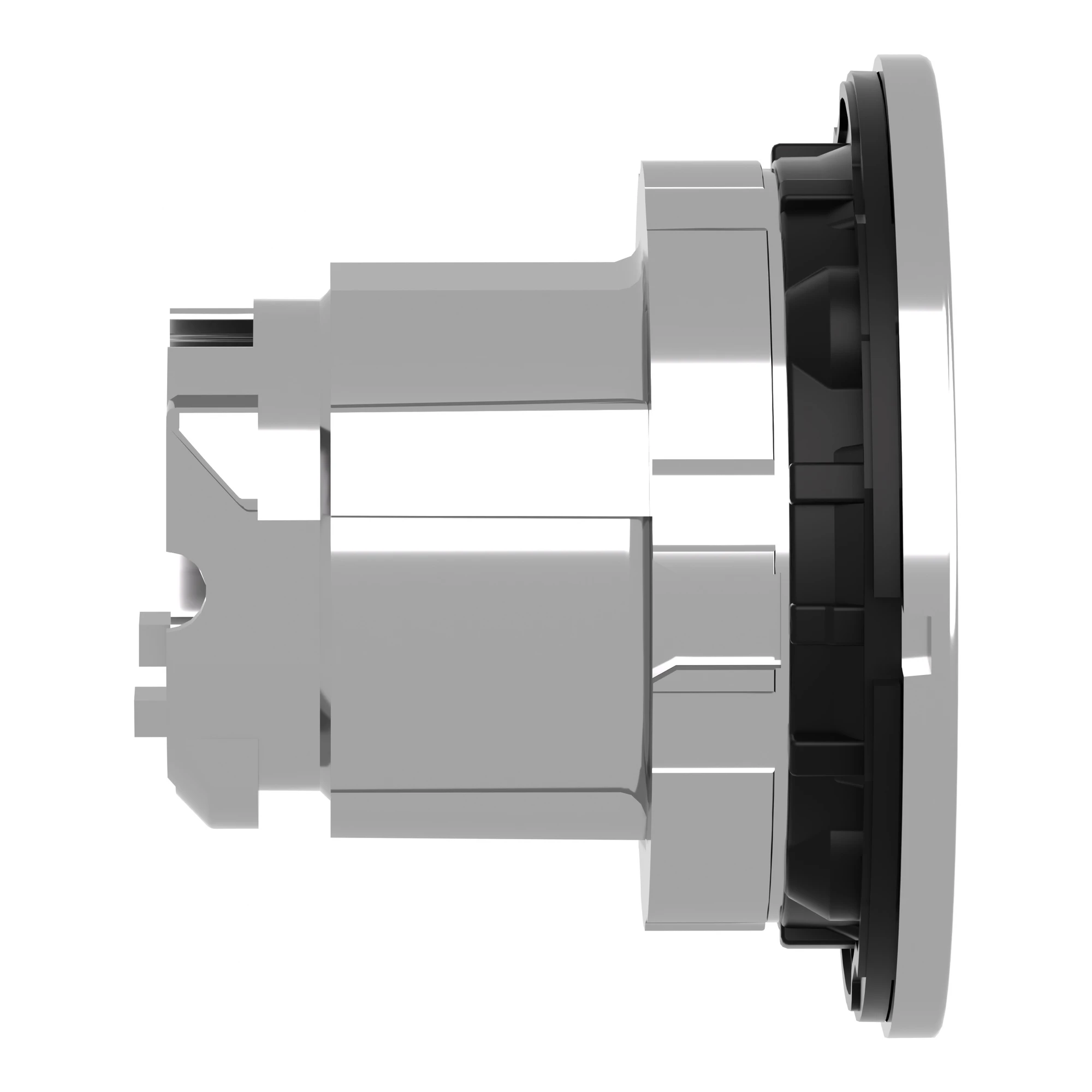Schneider Electric ZB4FW343 Illuminated Pushbutton, Front Element, Harmony XB4F, Metal, 30mm, Red, Unlabeled, Momentary, for Universal LED (img_003)