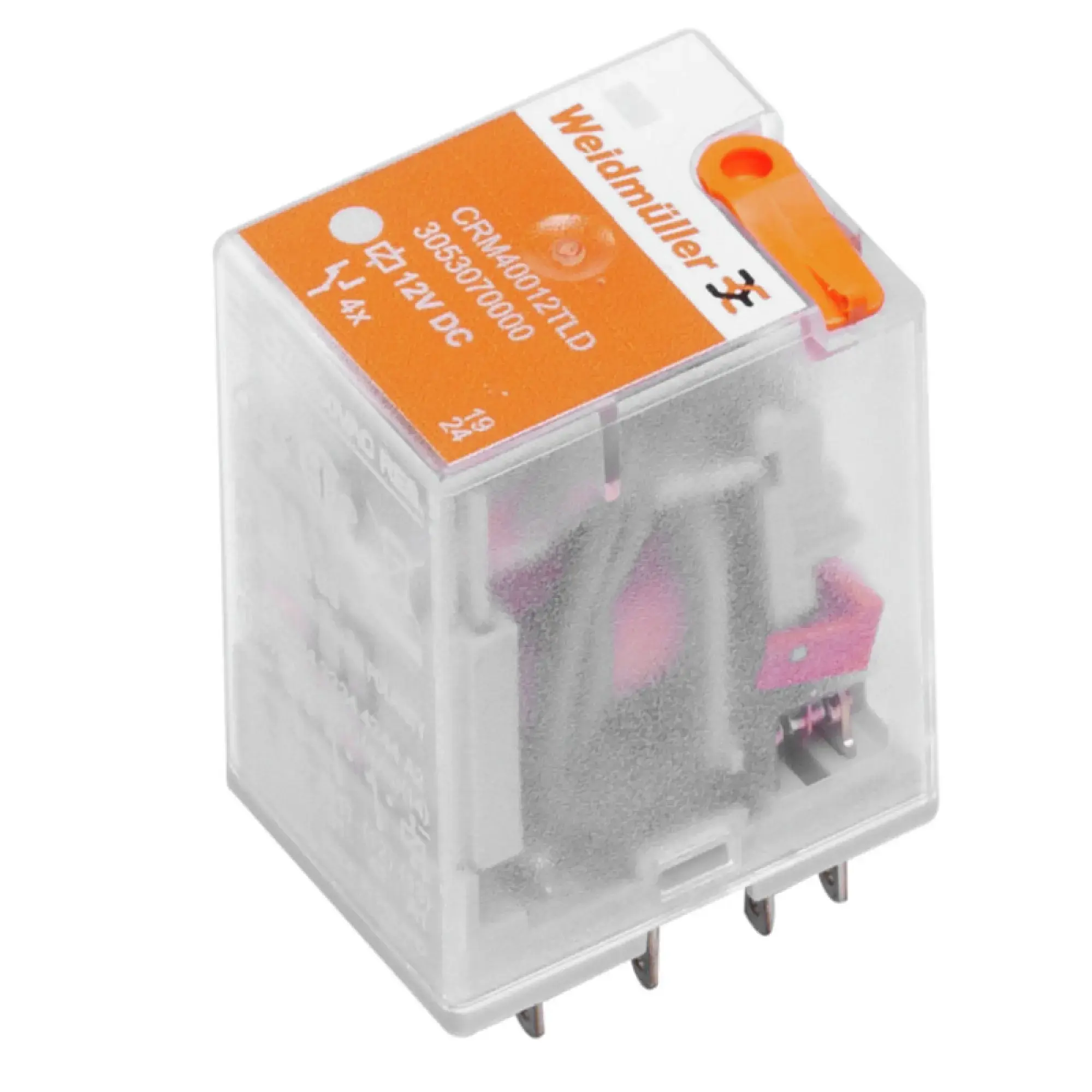 Weidmüller 3052830000 Industrial relay, 24 V AC, No, 2 CO contact (AgNi) , 250 V AC, 12 A, Pitch in mm: 5.00, Test button available: Yes (img_001) Weidmüller 3052830000 Industrial relay, 24 V AC, No, 2 CO contact (AgNi) , 250 V AC, 12 A, Pitch in mm: 5.00, Test button available: Yes (img_001)