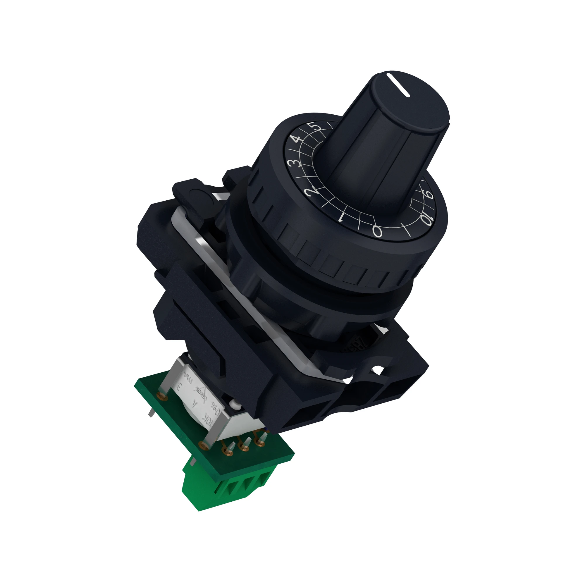 Schneider Electric XB5AD912R47K Potentiometer, Complete Device, Harmony XB5, Plastic, Black, 22mm, Resistance 47K Ohm (img_004) Schneider Electric XB5AD912R47K Potentiometer, Complete Device, Harmony XB5, Plastic, Black, 22mm, Resistance 47K Ohm (img_004)
