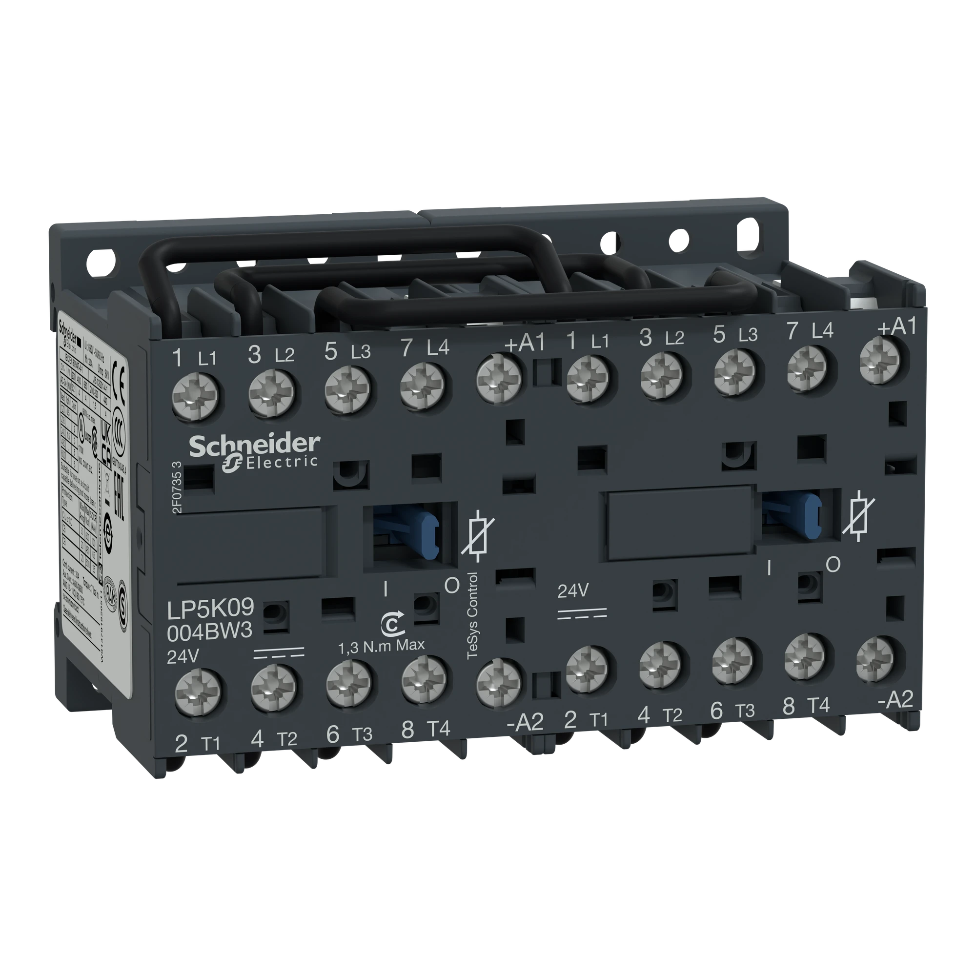 Schneider Electric LP5K09004BW3 Reversing contactor combination, 4p, 9A 24VDC (img_001)