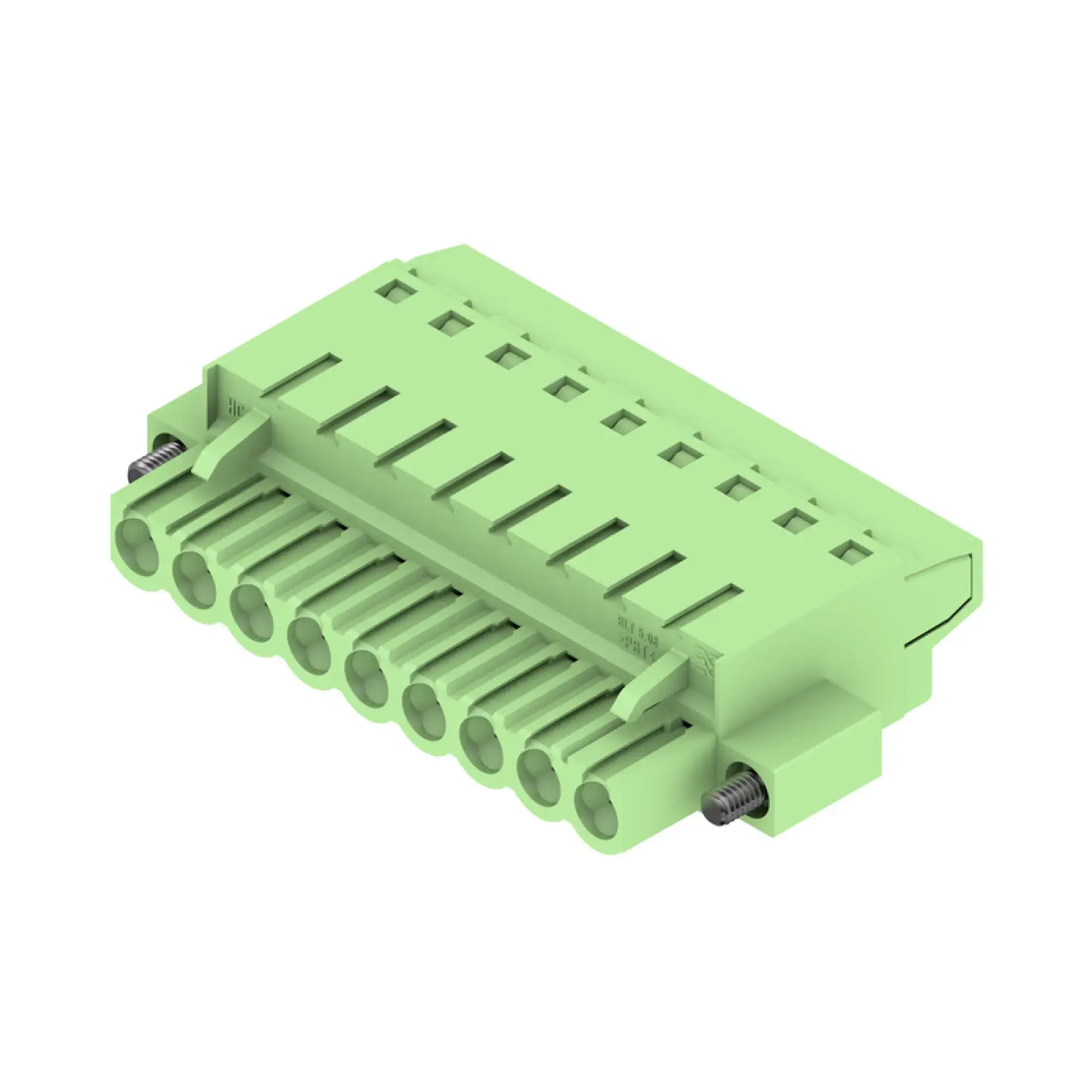 Weidmüller 1530330000 PCB connector (wire connection), 320 V, 27 A, Pitch in mm: 5.08, 2.5 mm², Number of poles: 9, TOP connection, Box (img_001) Weidmüller 1530330000 PCB connector (wire connection), 320 V, 27 A, Pitch in mm: 5.08, 2.5 mm², Number of poles: 9, TOP connection, Box (img_001)