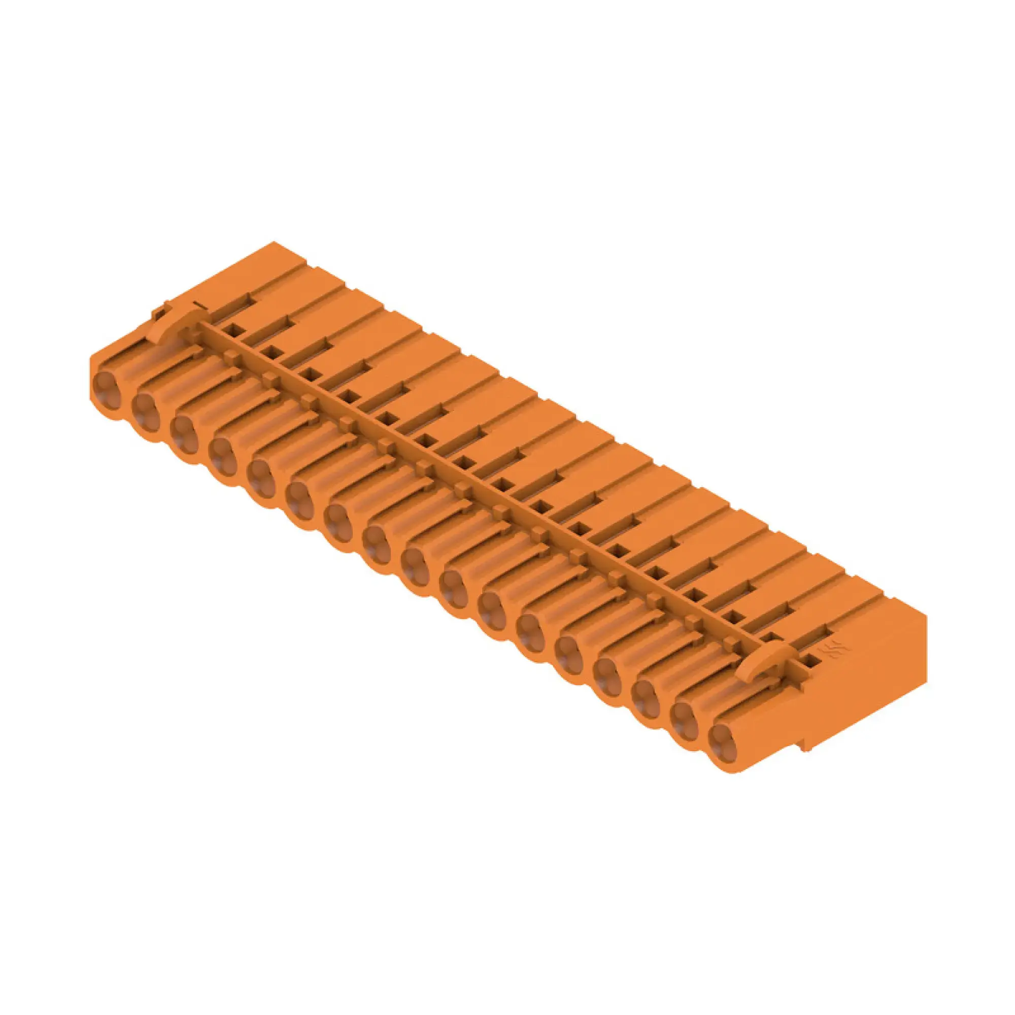 Weidmüller 1047870000 PCB connector (wire connection), 320 V, 21 A, Pitch in mm: 5.08, 2.5 mm², Number of poles: 17, Crimp connection, Box (img_001)
