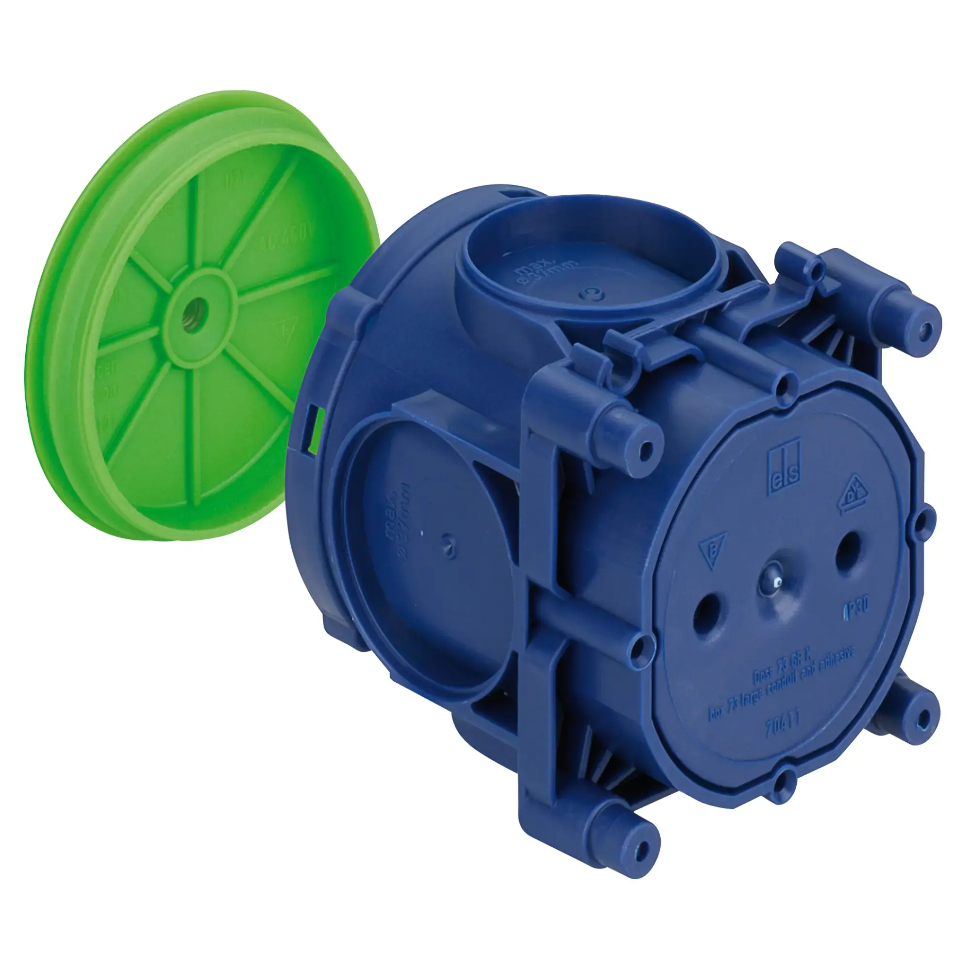 Spelsberg 97277001 Large conduit box , other, Type of protection IP30, Suitable for concrete construction, Rated insulation voltage 400V AC, Halogen free (img_001) Spelsberg 97277001 Large conduit box , other, Type of protection IP30, Suitable for concrete construction, Rated insulation voltage 400V AC, Halogen free (img_001)