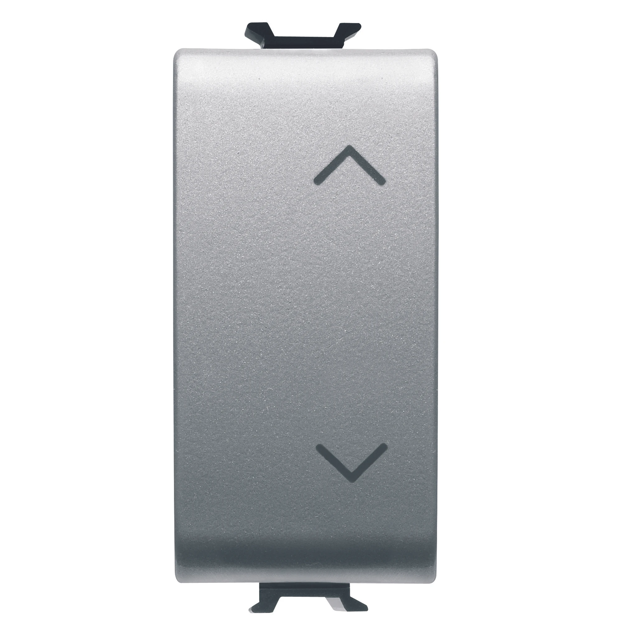 GEWISS GW14121 THREE-WAY SWITCH 1P 250V ac - 10AX - NEUTRAL - SYMBOL UP-DOWN - 1 MODULE - TITANIUM - CHORUSMART (img_001) GEWISS GW14121 THREE-WAY SWITCH 1P 250V ac - 10AX - NEUTRAL - SYMBOL UP-DOWN - 1 MODULE - TITANIUM - CHORUSMART (img_001)
