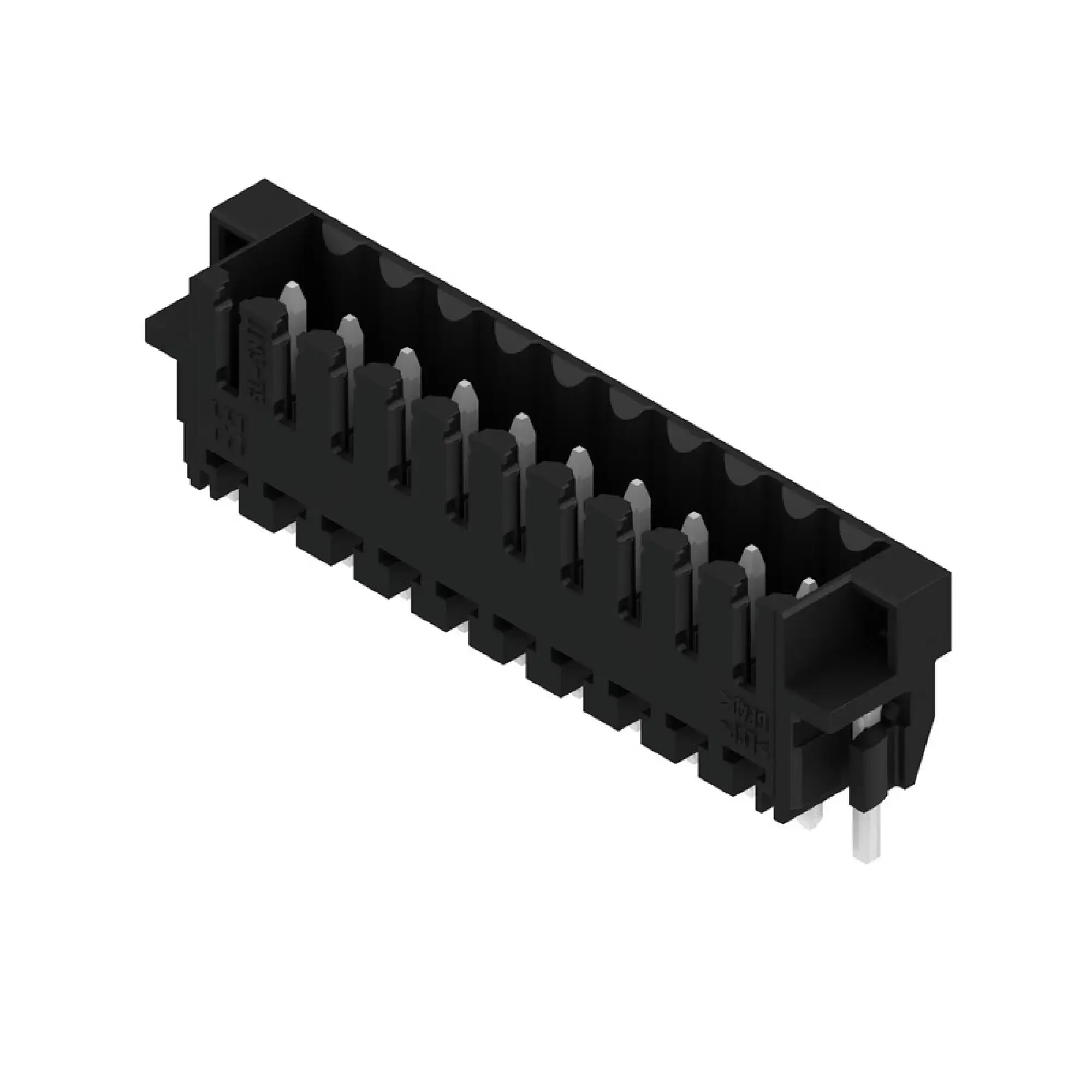 Weidmüller 2563790000 PCB connector (board connection), 160 V, 15 A, Pitch in mm: 3.50, Number of poles: 10, THT/THR solder connection, Tape (img_001)
