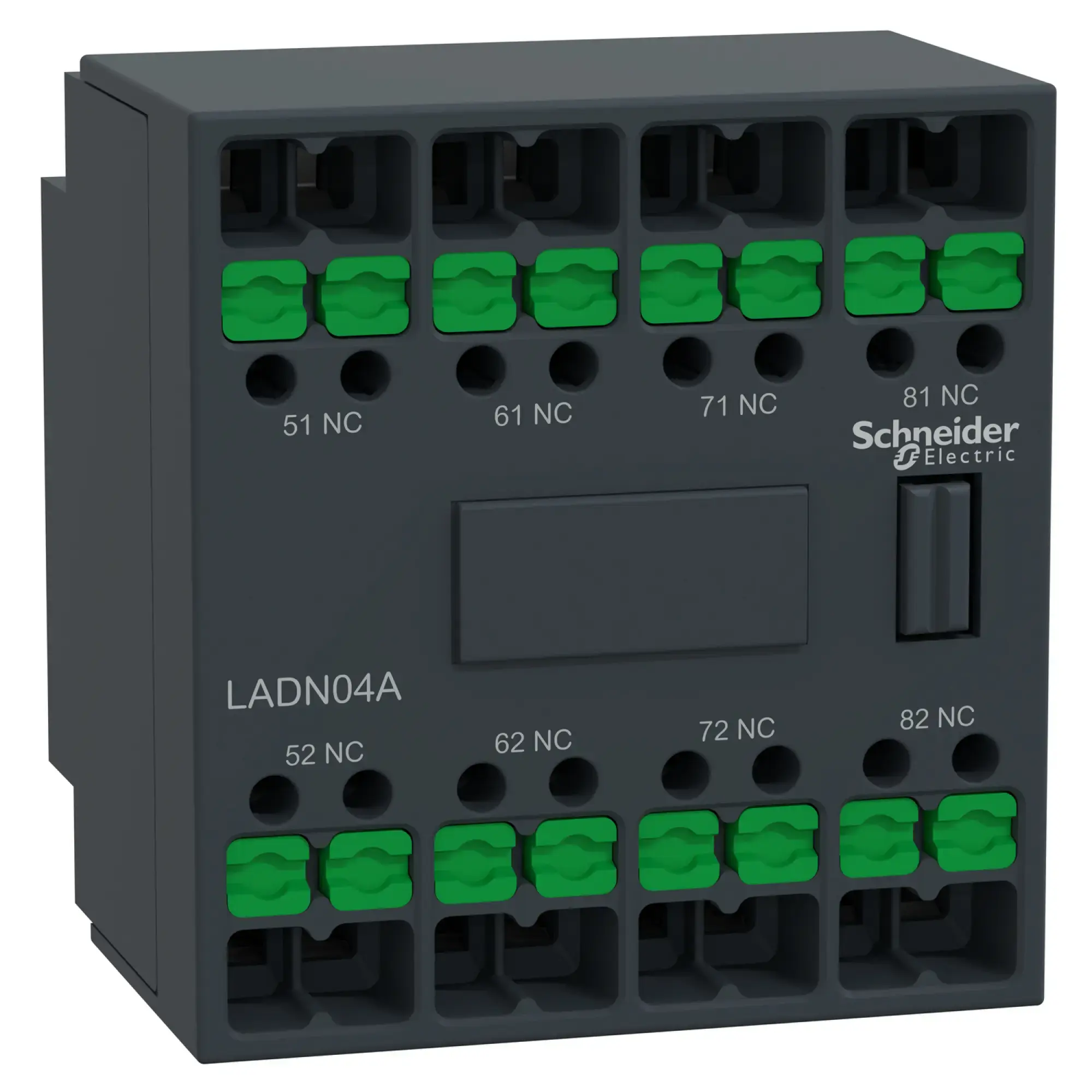 Schneider Electric LADN04A Hilfsschalterblock, 4Ö, SnapIN Anschlussklemmen (img_001) Schneider Electric LADN04A Hilfsschalterblock, 4Ö, SnapIN Anschlussklemmen (img_001)