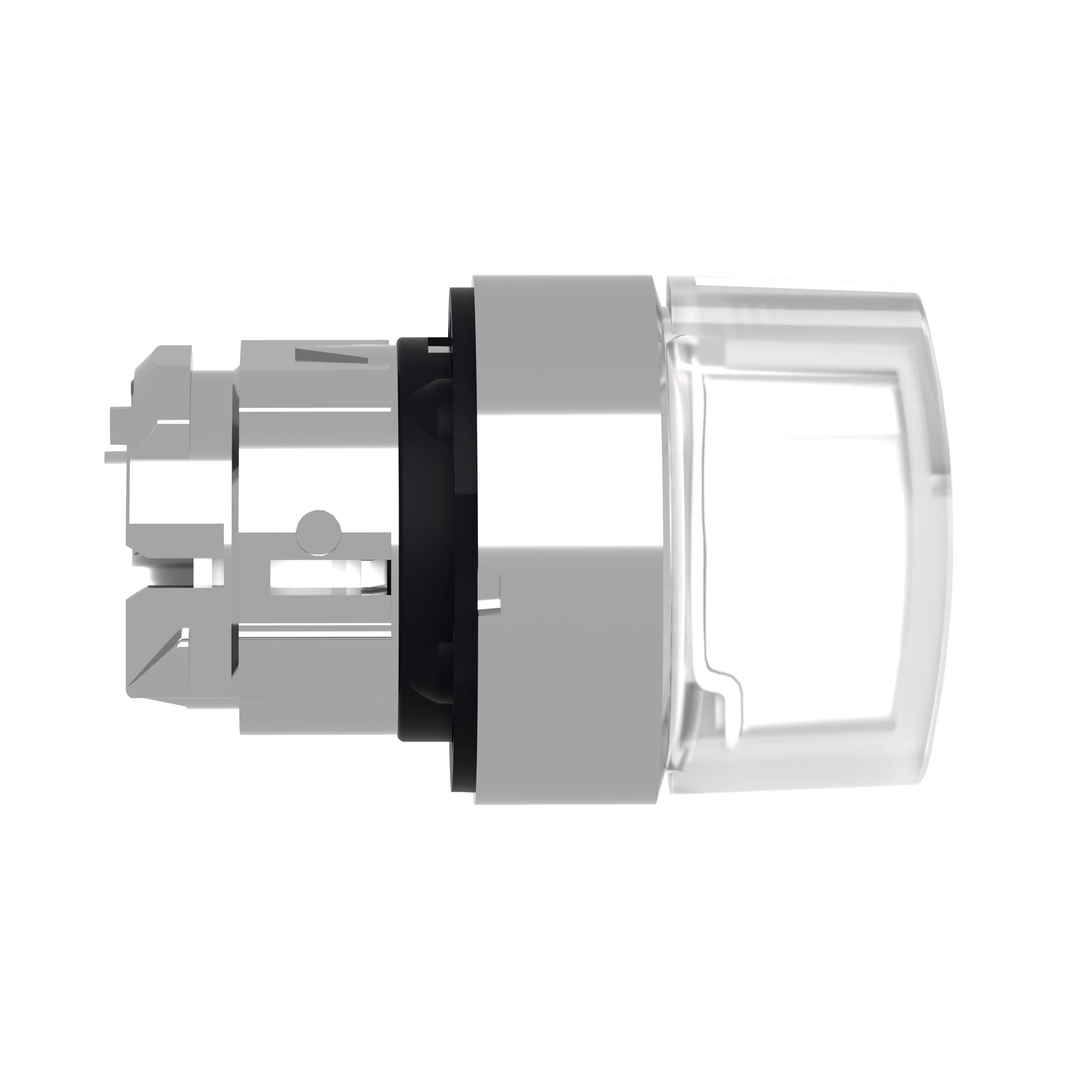 Schneider Electric ZB4BK1513 Illuminated selector switch, front element, Harmony XB4, metal, 22mm, white, for universal LED, 3 positions, center locked (img_004)
