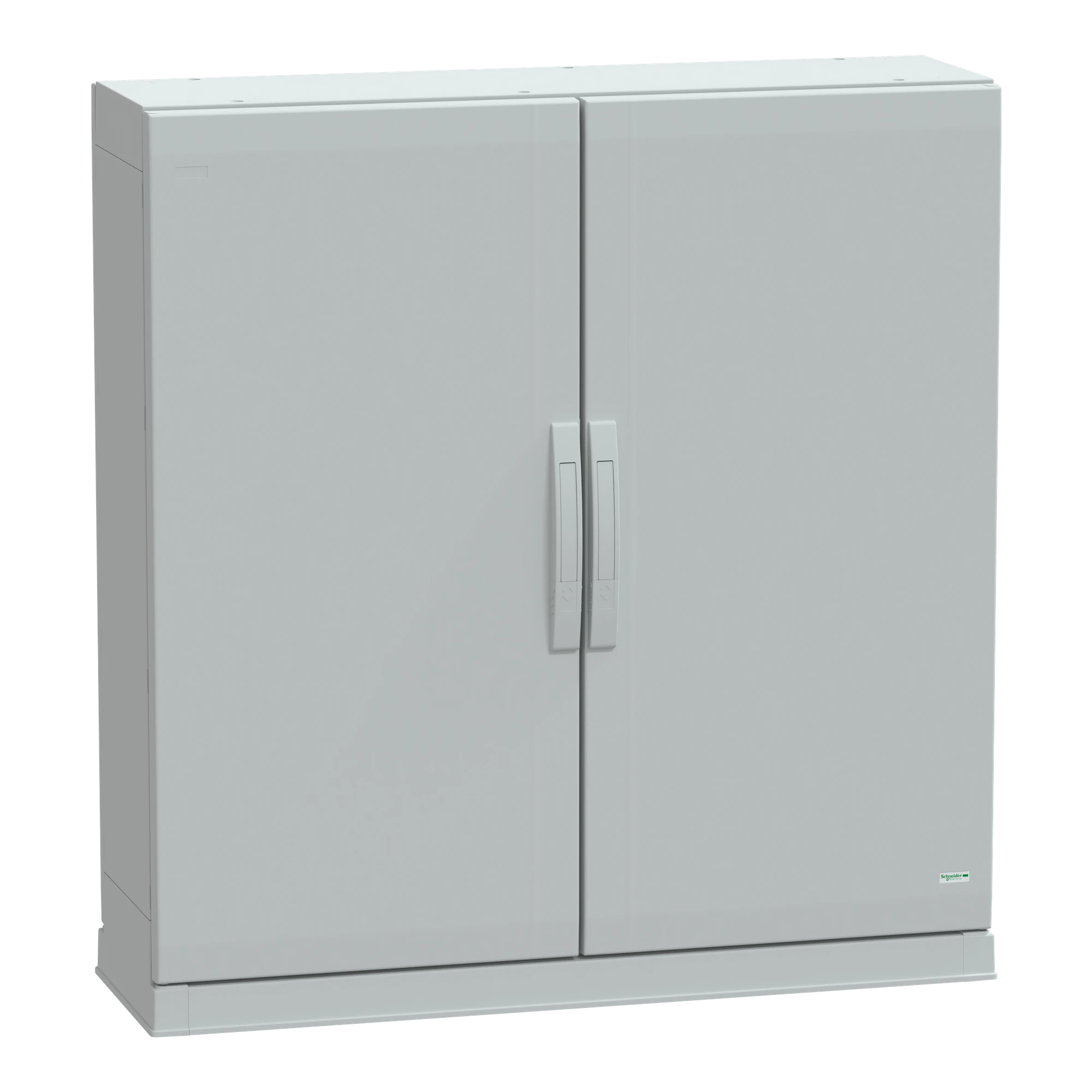 Schneider Electric NSYPLAZ10103G Polyester Enclosure, PLAZ with Base Frame, Open Bottom, 1000x1000x320, IP54 (img_001)