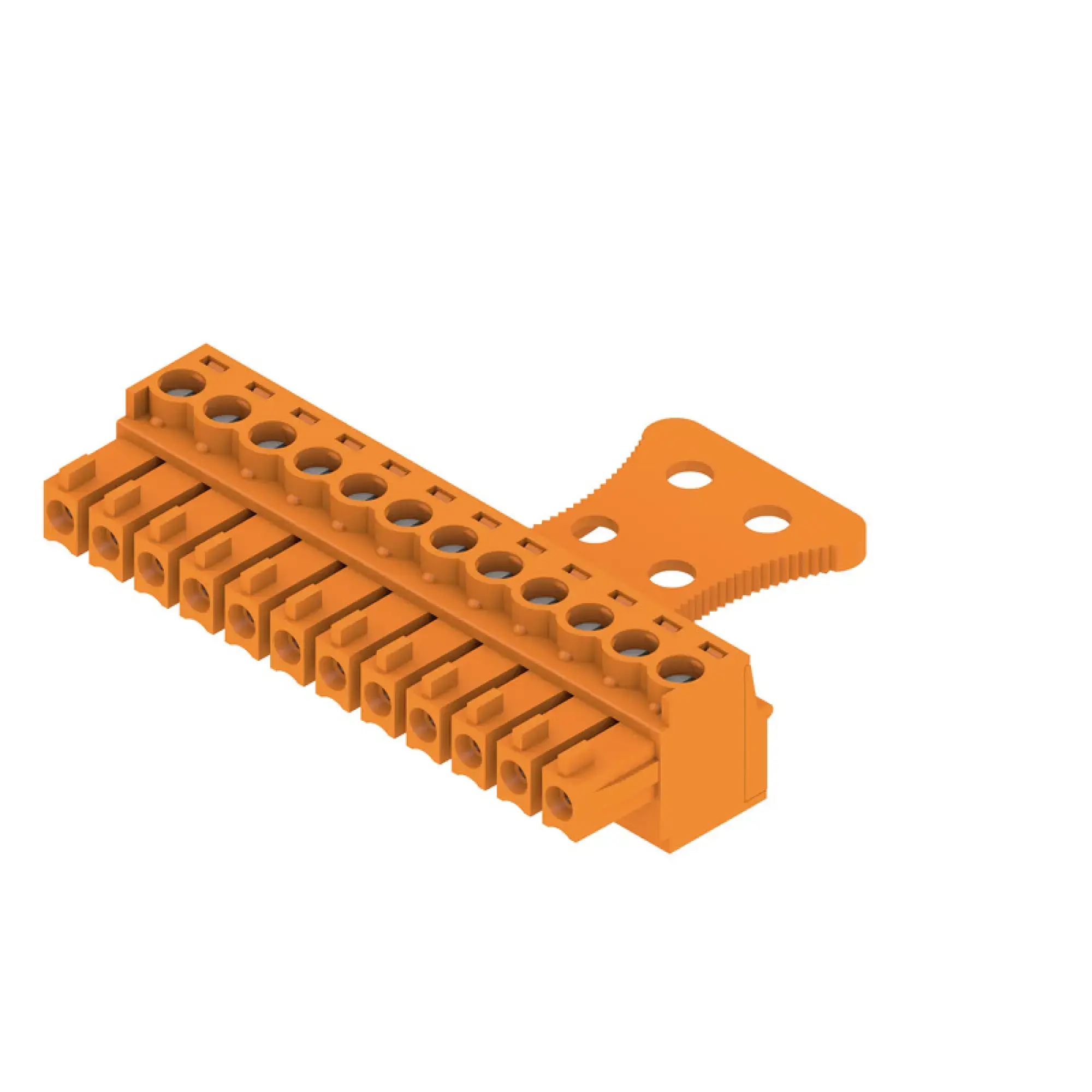Weidmüller 1236370000 PCB connector (wire connection), 160 V, 17.5 A, Pitch in mm: 3.81, 1.5 mm², Number of poles: 12, Clamping yoke connection, Box (img_001)