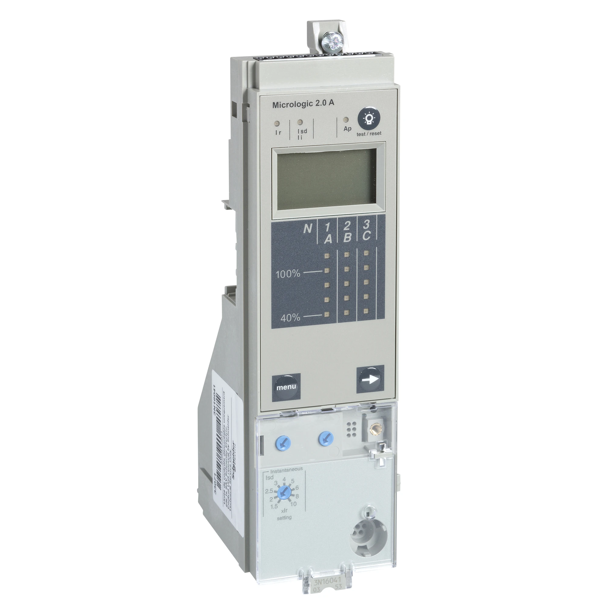 Schneider Electric 33505 Electronic trip unit for circuit breaker Micrologic 2.0A, 4P- 4d/3d+N/2/3d (img_001) Schneider Electric 33505 Electronic trip unit for circuit breaker Micrologic 2.0A, 4P- 4d/3d+N/2/3d (img_001)