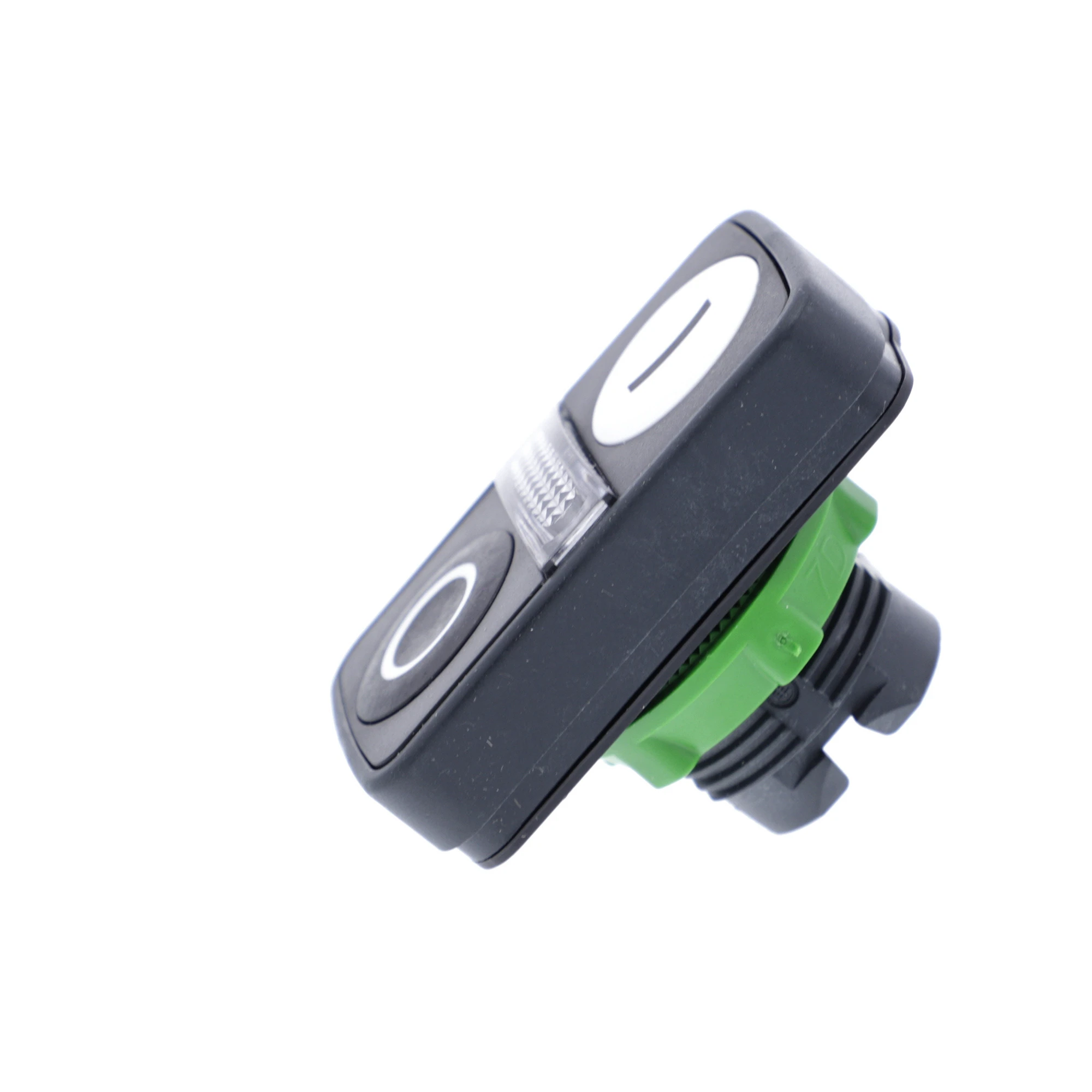 Schneider Electric ZB5AW7A1721 Double Push Button, Front Element, Harmony XB5, Plastic, 22mm, White, Black, Labeled O/I, Illuminated (img_004) Schneider Electric ZB5AW7A1721 Double Push Button, Front Element, Harmony XB5, Plastic, 22mm, White, Black, Labeled O/I, Illuminated (img_004)