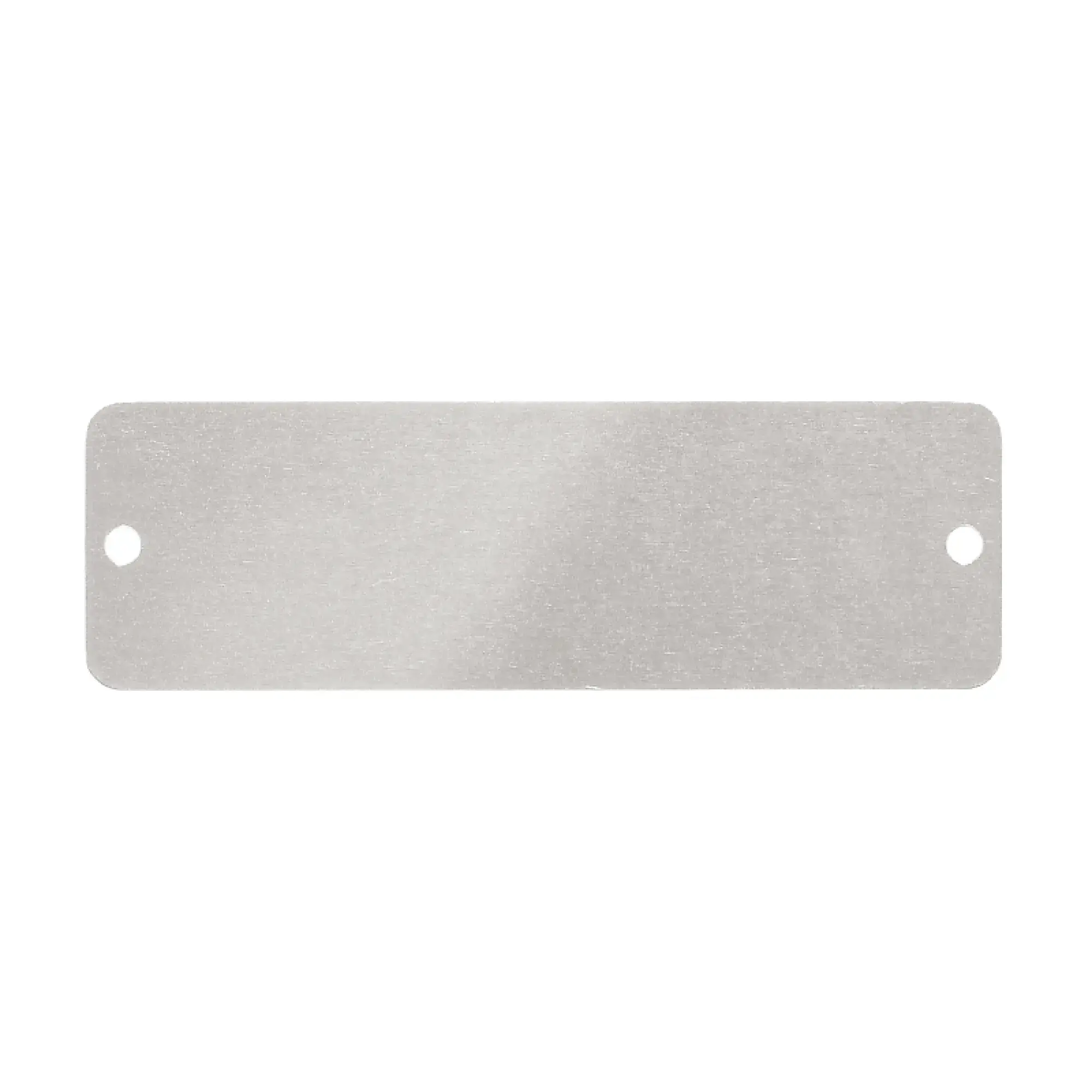 Weidmüller 1327830000 Device marking, Width: 85 mm, Chrome coated aluminium (AL), Anodized aluminium, silver, Operating temperature range: -55...130 °C (img_001)