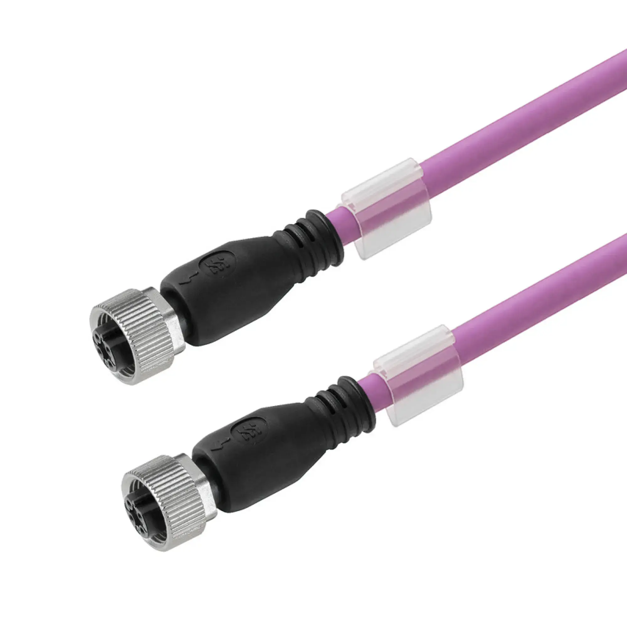 Weidmüller 2455990030 Sensor-actuator Cable (assembled), Connecting line, M12 / M12, Number of poles: 5, Female socket, straight - Female socket, straight, LED: No, Cable l (img_001)