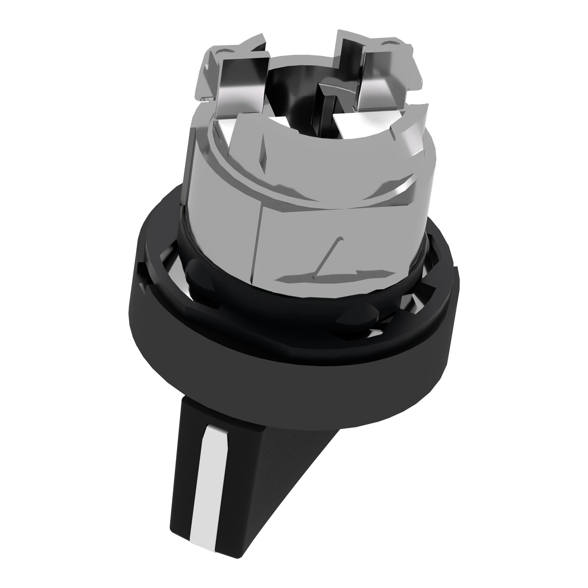 Schneider Electric ZB4BD27 Selector switch, front element, Harmony XB4, black metal, 22mm, black, 2 positions, latching (img_006)