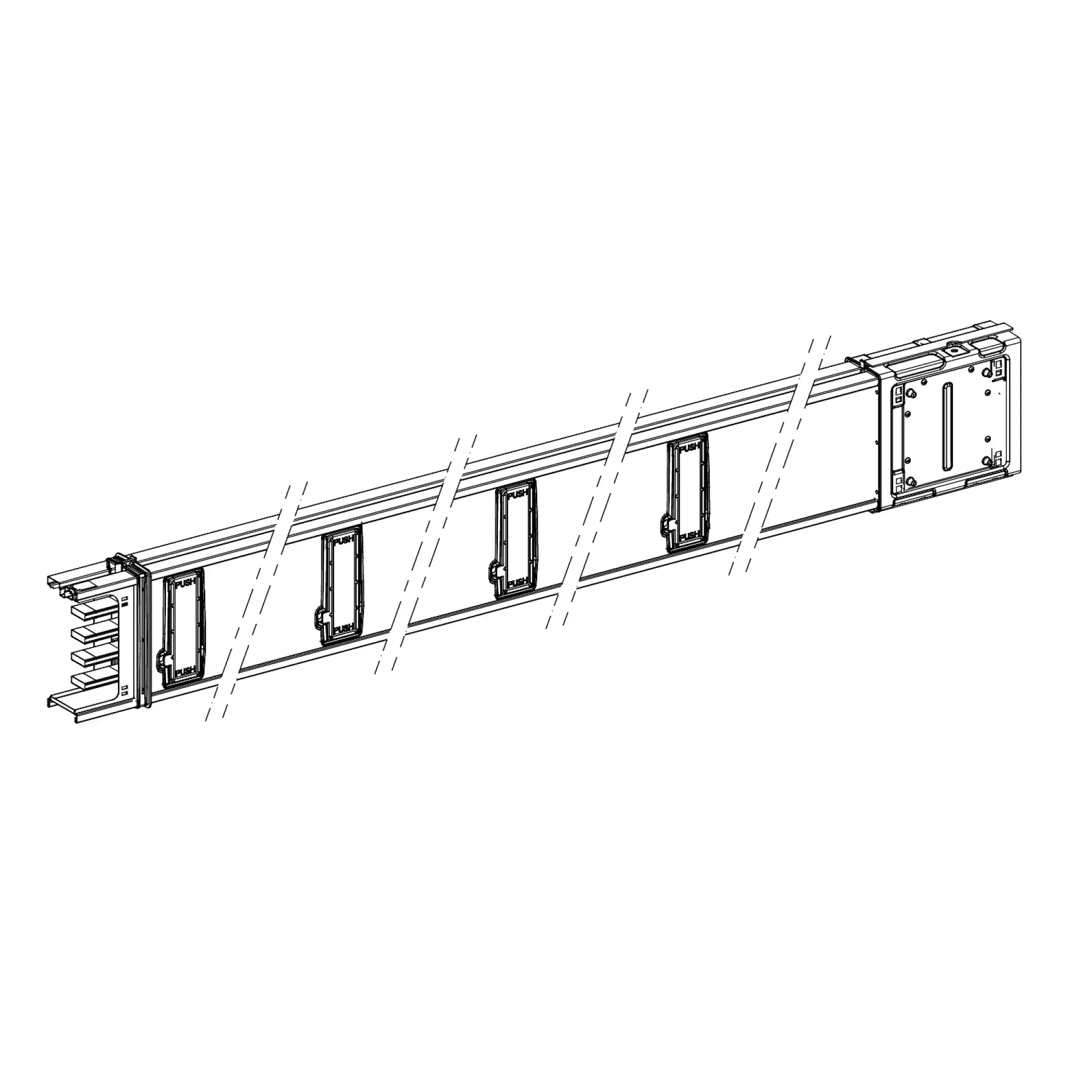 Schneider Electric KSA400ED4208 KSA straight element, 400A, 2m, 8 outlets (img_002)