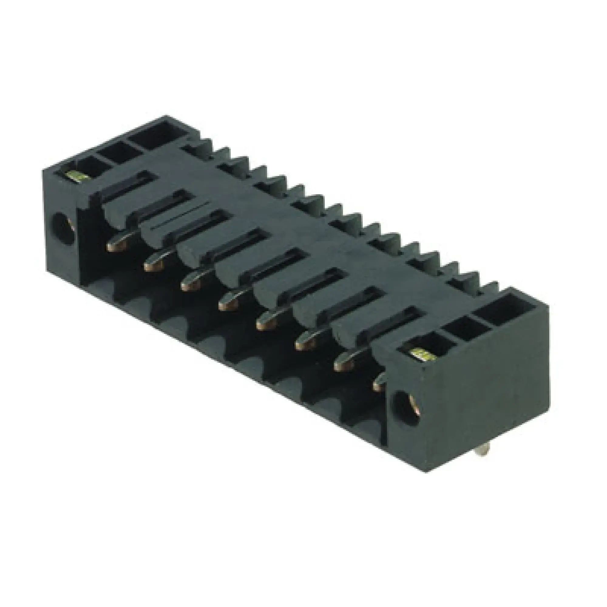 Weidmüller 1842140000 PCB connector (board connection), 160 V, 15 A, Pitch in mm: 3.50, Number of poles: 8, THT/THR solder connection, Box (img_001)