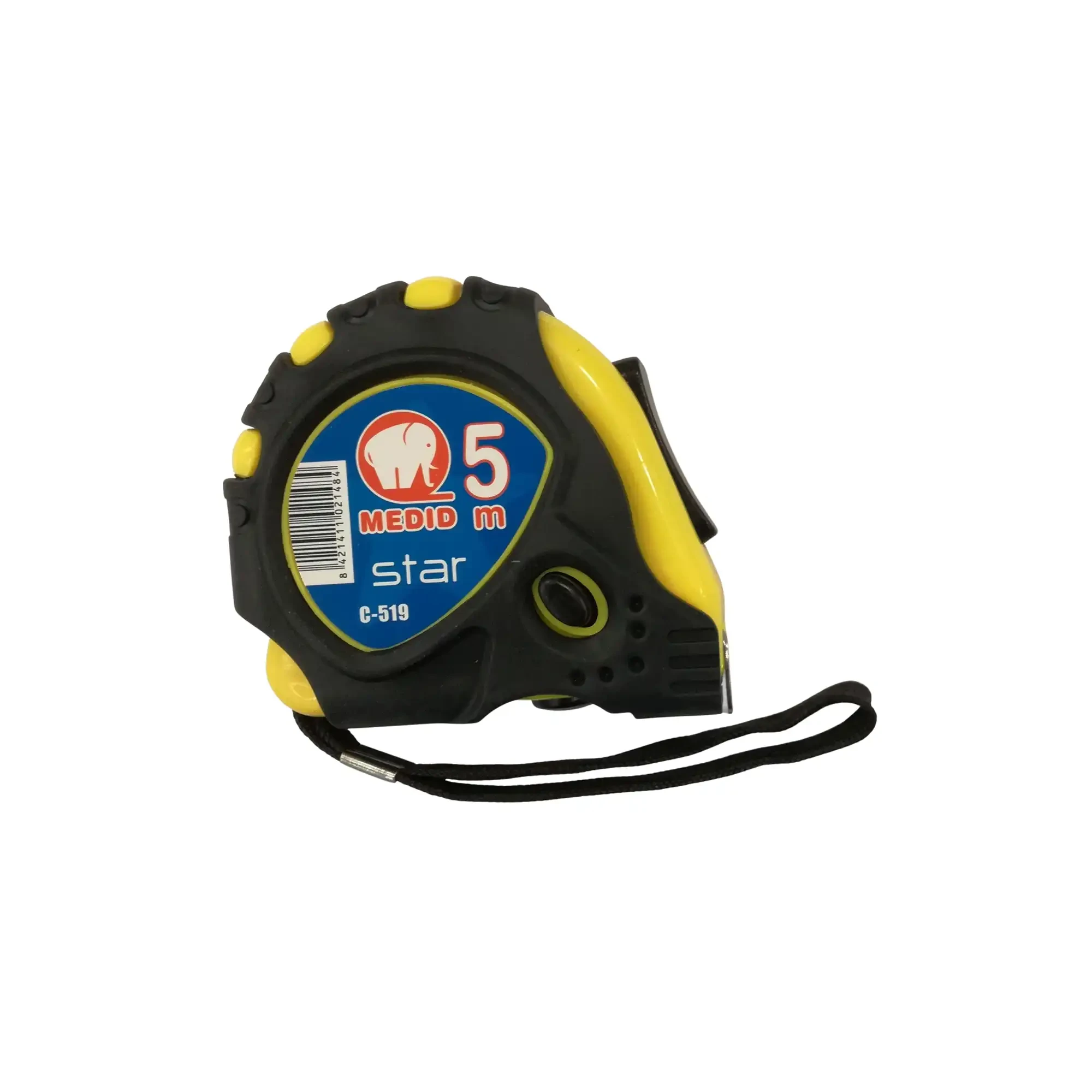 MEDID C519 Rolling tape measure STAR made of 2K-housing with tape brake - unpacked 5m x 19 mm (img_001)