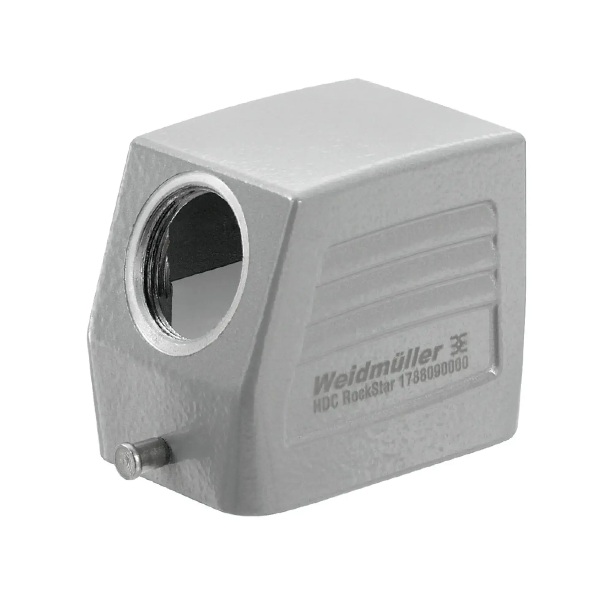 Weidmüller 1670530000 Housing (industry plug-in connectors), Cable entry from side, Plug housing, End-locking clamp, lower side, Size: 3, IP65 (in plugged condition) (img_001)