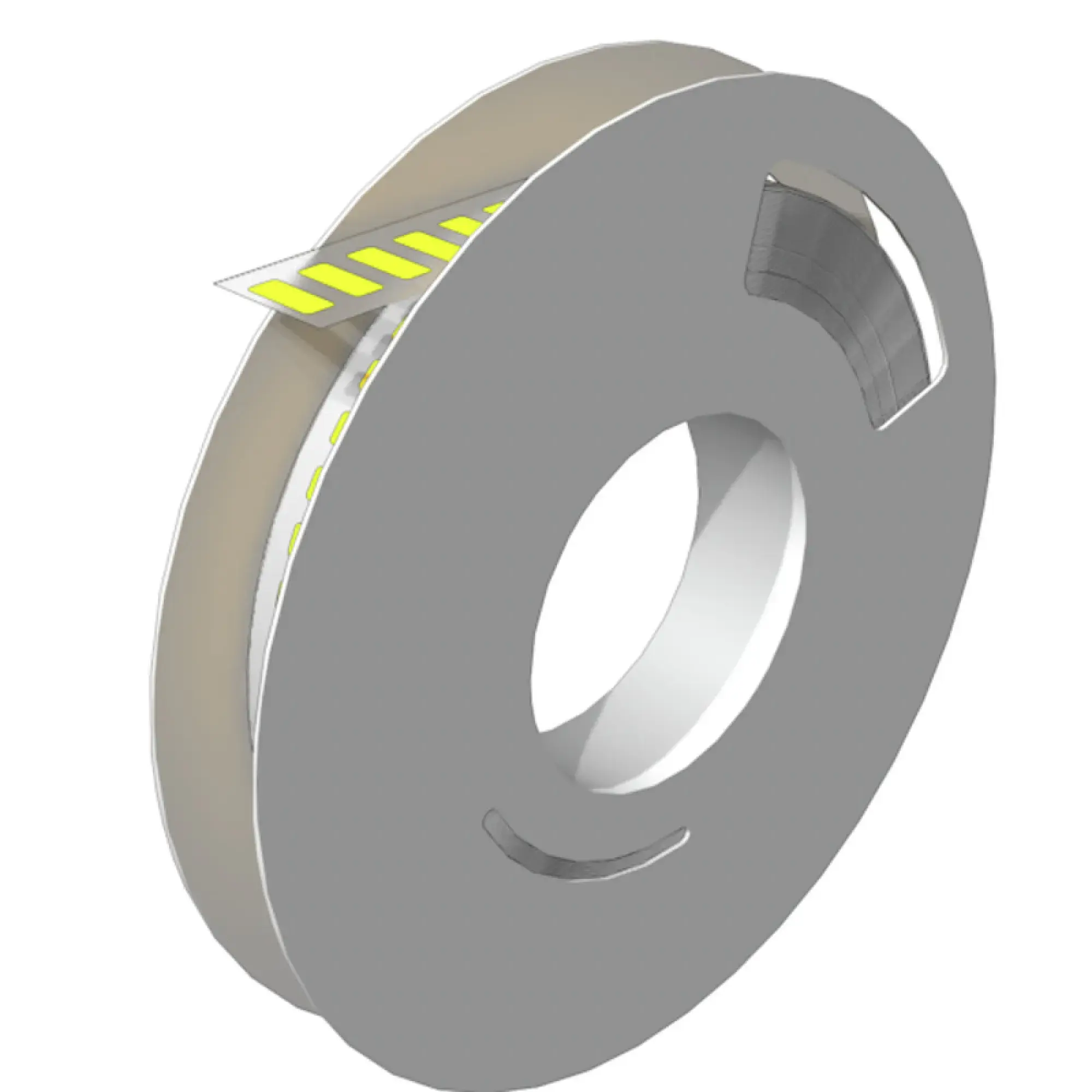 Weidmüller 2711850000 Device marking, Width: 15 mm, Printed characters: without, Polyester, yellow, Operating temperature range: -40...150 °C (img_001)