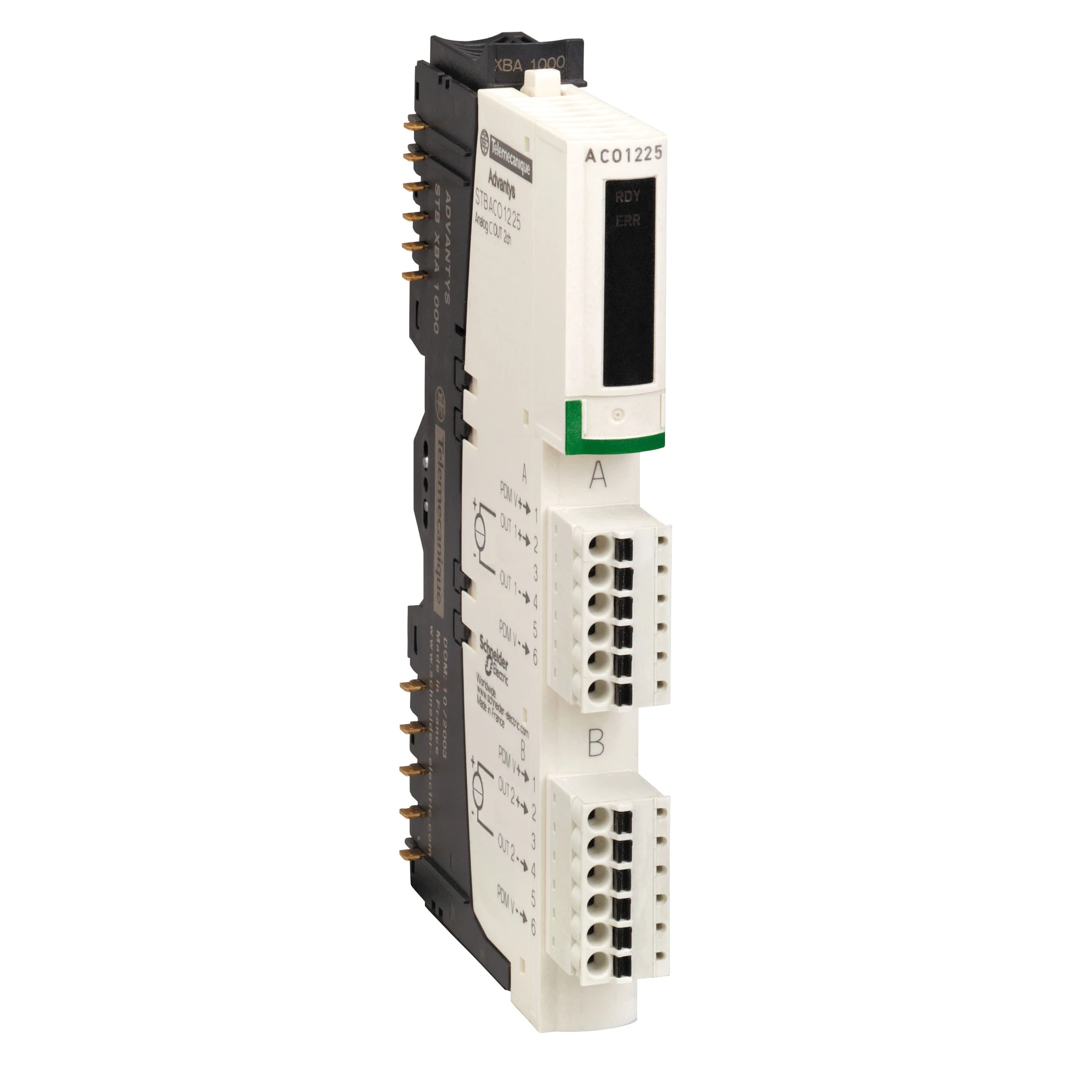 Schneider Electric STBACO1225K Kit analog output module Base STB, 4-20mA, 2A, 10 Bit (img_001)