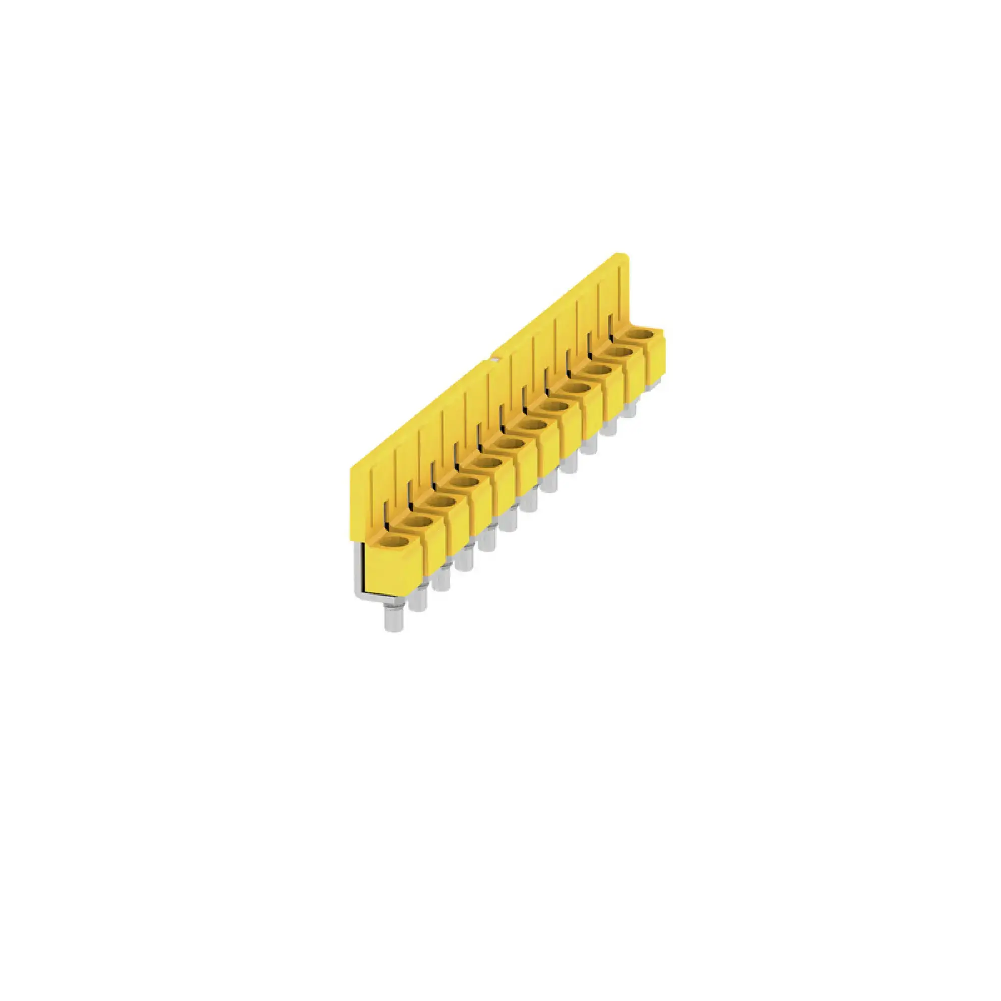 Weidmüller 1062720000 Cross-connector (terminal), when screwed in, yellow, 57 A, Number of poles: 12, Pitch in mm: 8.00, Insulated: Yes, Width: 7.6 mm (img_001) Weidmüller 1062720000 Cross-connector (terminal), when screwed in, yellow, 57 A, Number of poles: 12, Pitch in mm: 8.00, Insulated: Yes, Width: 7.6 mm (img_001)