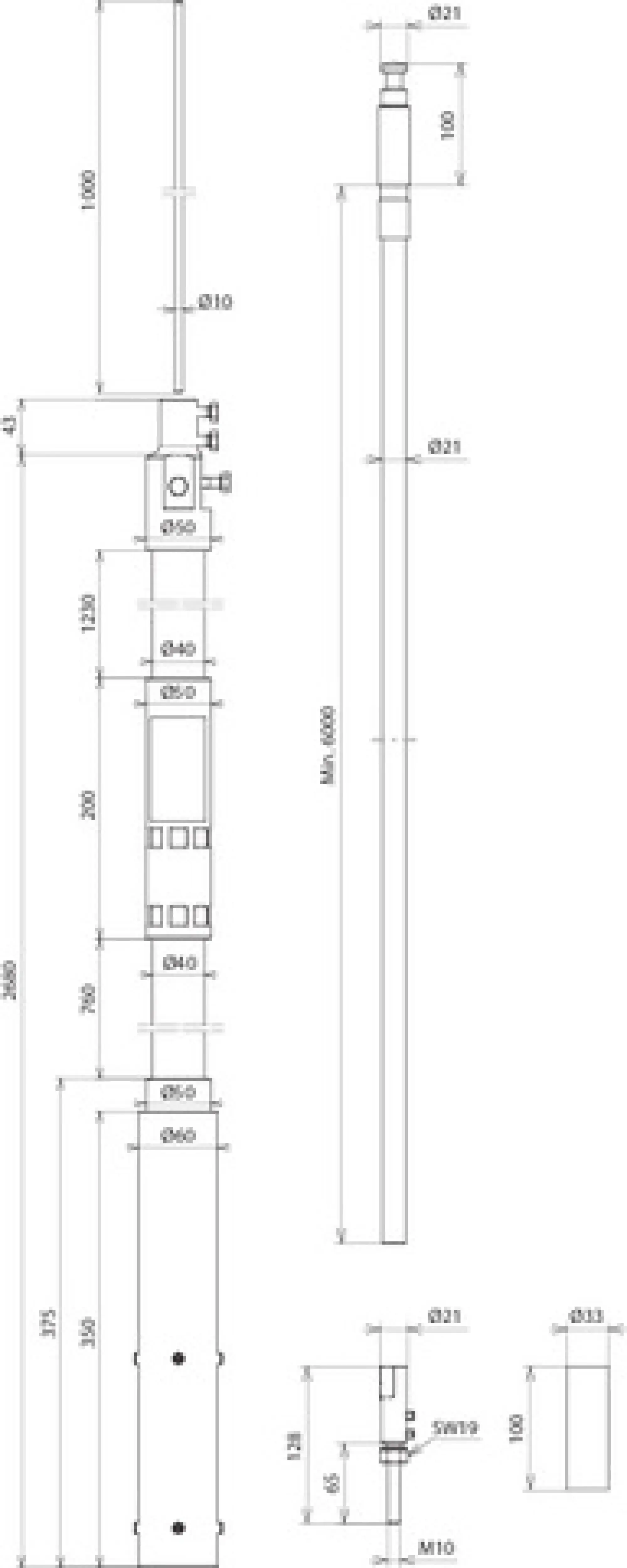 Dehn 819688 Supporting tube w. HVI light pl. a. air- term. tip f. rafter/metal roof bracket SET (img_004) Dehn 819688 Supporting tube w. HVI light pl. a. air- term. tip f. rafter/metal roof bracket SET (img_004)