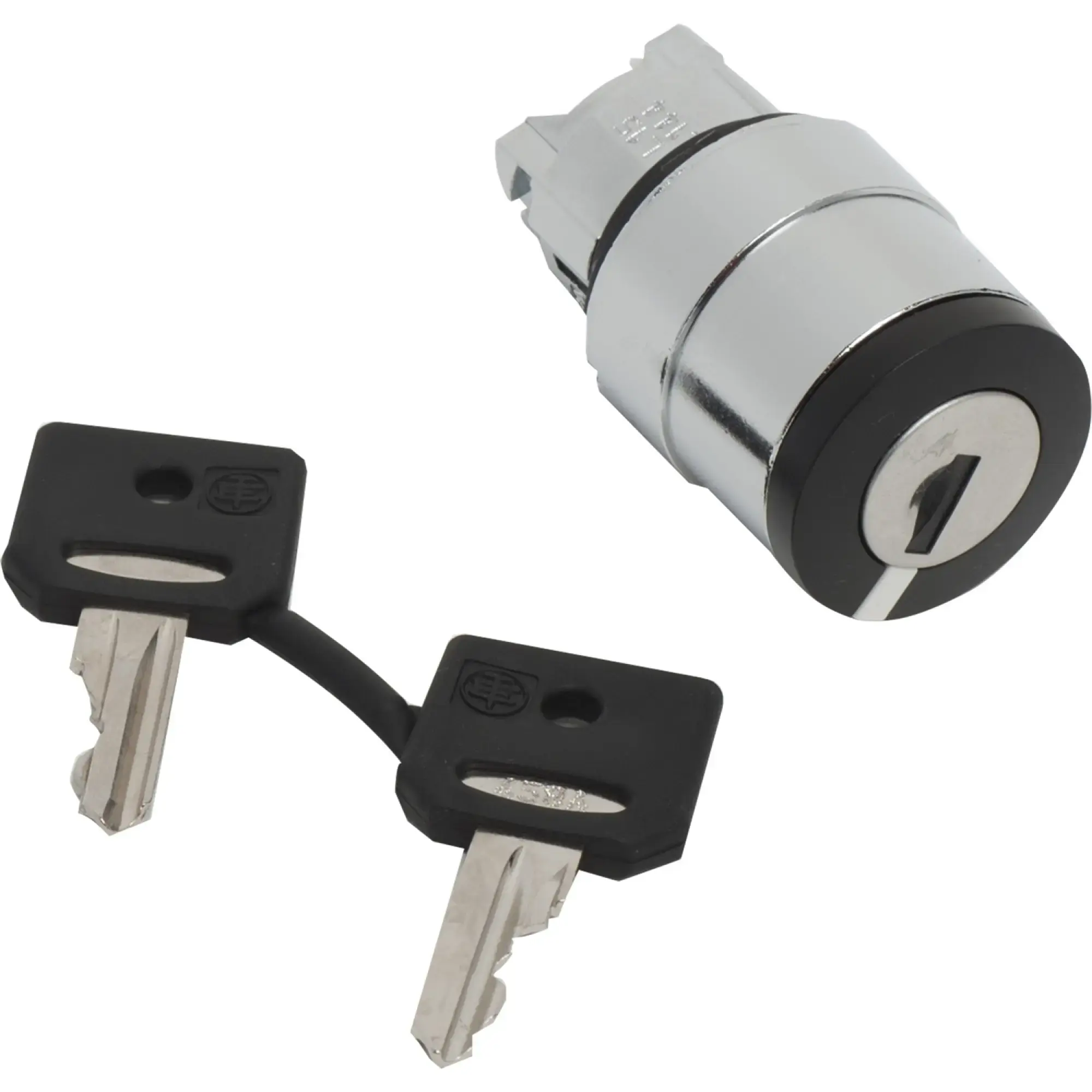 Schneider Electric ZB4BG410 Key selector switch, front element, Harmony XB4, metal, 22mm, black, 2 positions, latching, Ronis 458A (img_010)