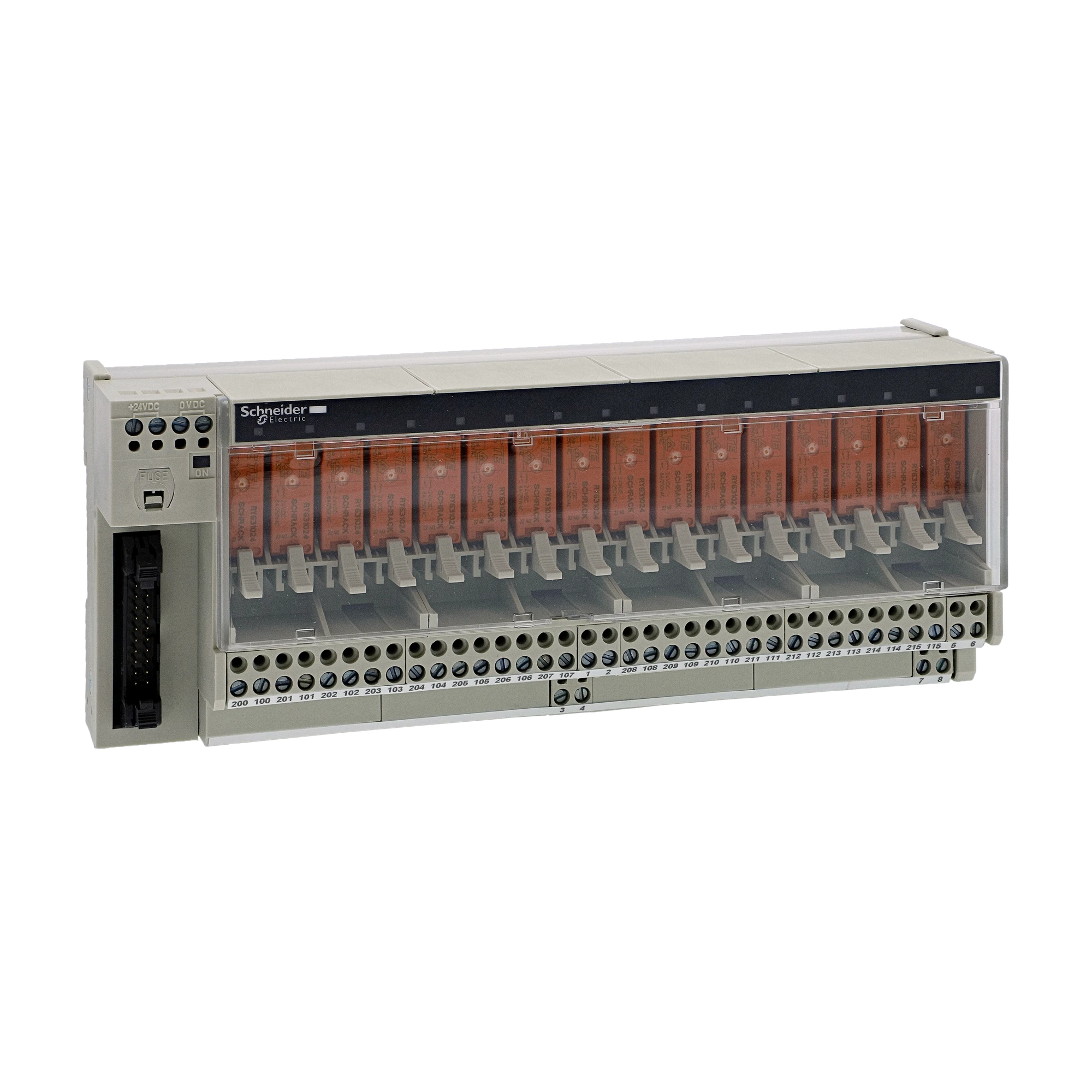 Schneider Electric ABE7R16T212 BASIC PLUG-IN TERMINAL BLOCK EM RELAY 1NO 16O-2 COMMON TIMES (img_002) Schneider Electric ABE7R16T212 BASIC PLUG-IN TERMINAL BLOCK EM RELAY 1NO 16O-2 COMMON TIMES (img_002)