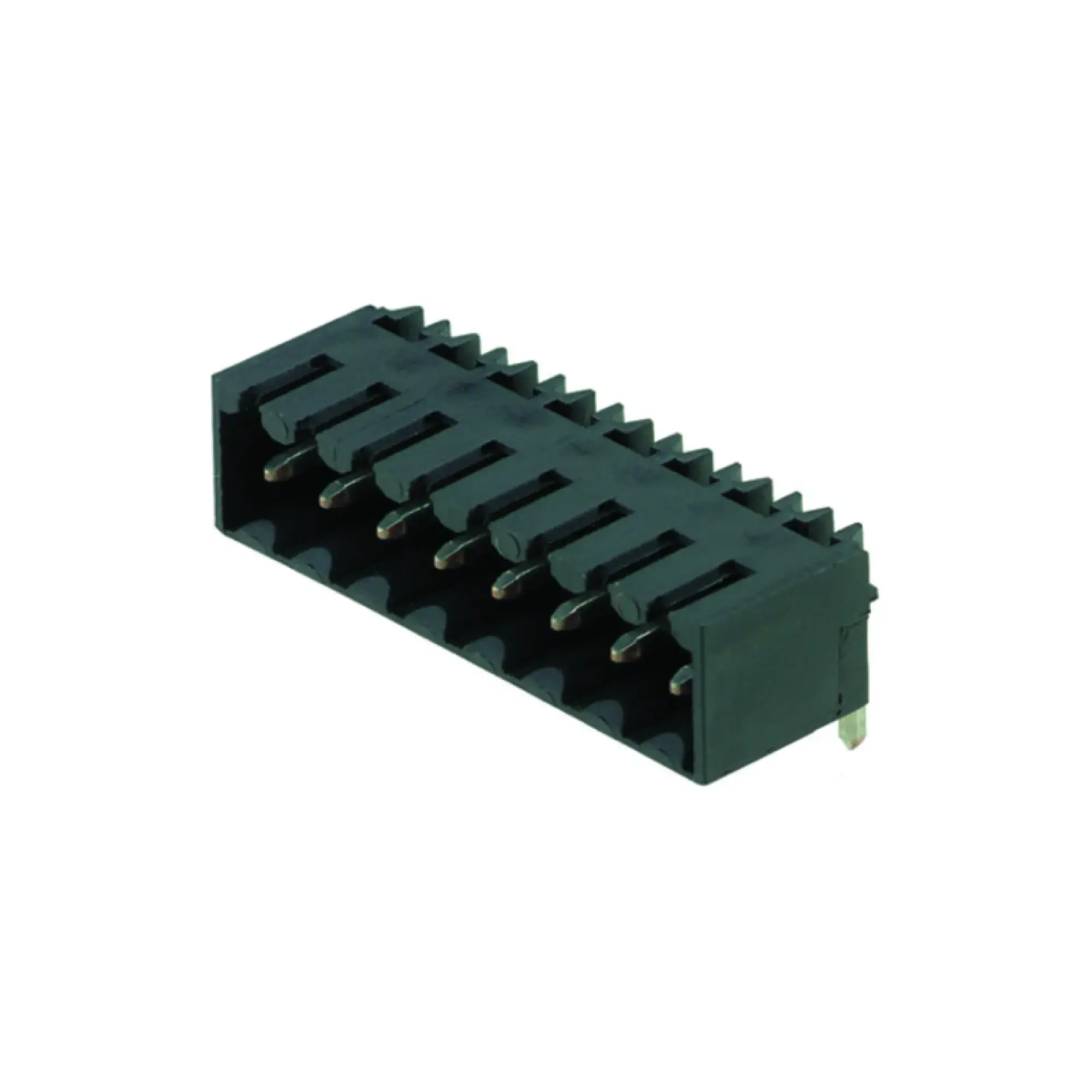 Weidmüller 1761602001 PCB connector (board connection), 160 V, 15 A, Pitch in mm: 3.50, Number of poles: 8, THT/THR solder connection, Box (img_001)