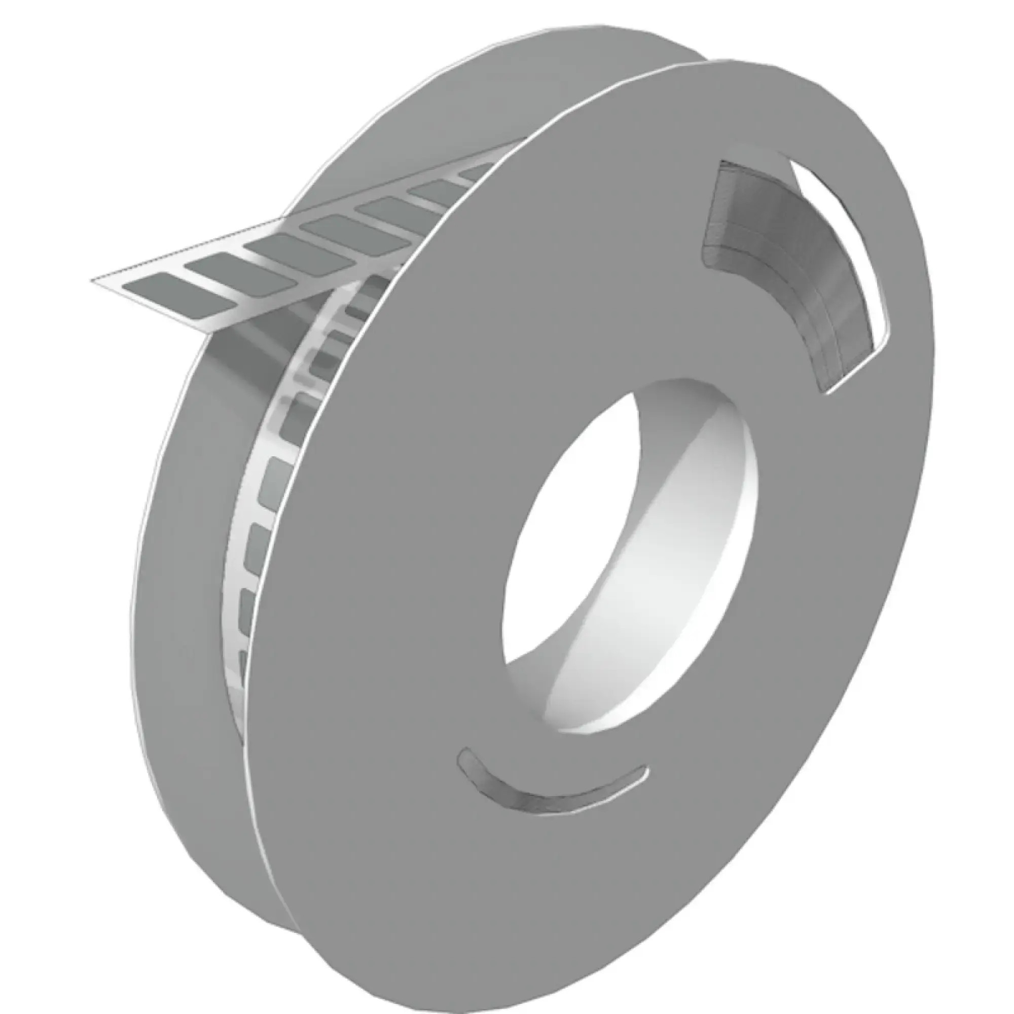 Weidmüller 2885860000 Device marking, Width: 20 mm, Printed characters: without, Polyamide, silver (img_001)