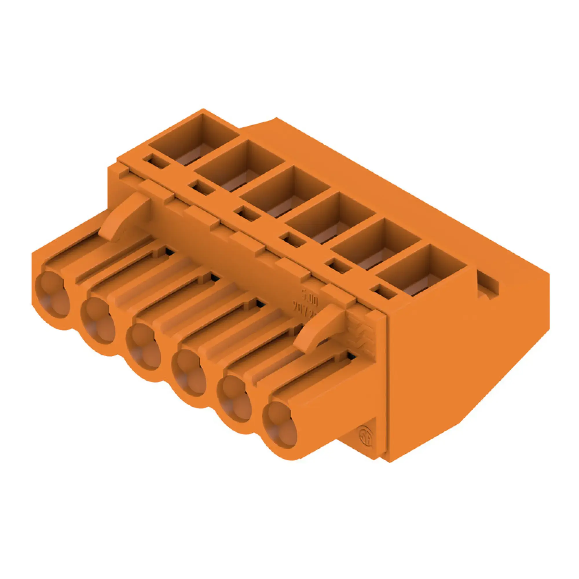 Weidmüller 1958260000 PCB connector (wire connection), 320 V, 23 A, Pitch in mm: 5.00, 4 mm², Number of poles: 6, Clamping yoke connection, Box (img_001)