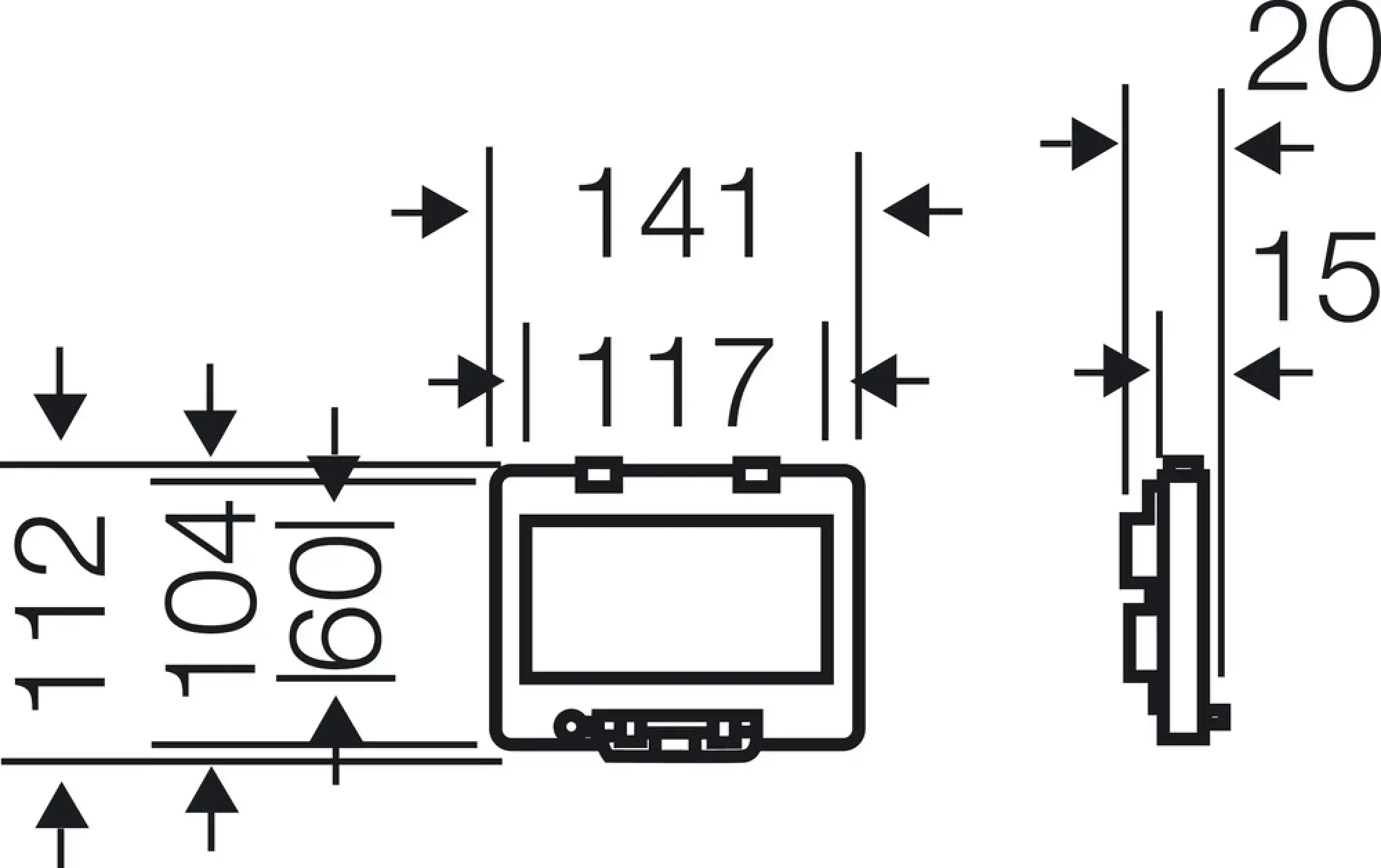 Hensel 2000060 Klappdeckel, 6 Teilungseinheiten Mi KL 6 (img_003)