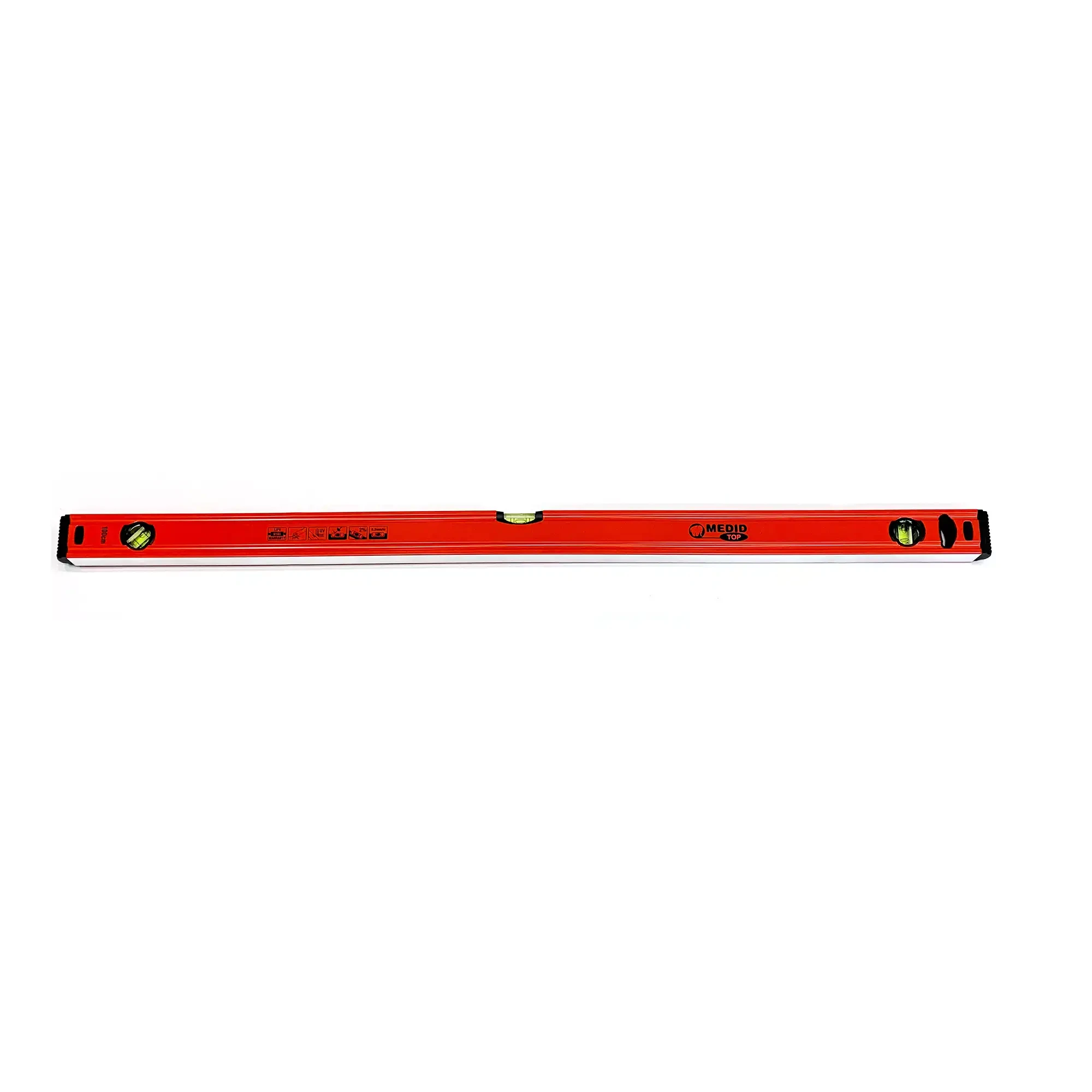 MEDID 779100 Aluminium spirit level Pro 100 cm (img_001) MEDID 779100 Aluminium spirit level Pro 100 cm (img_001)
