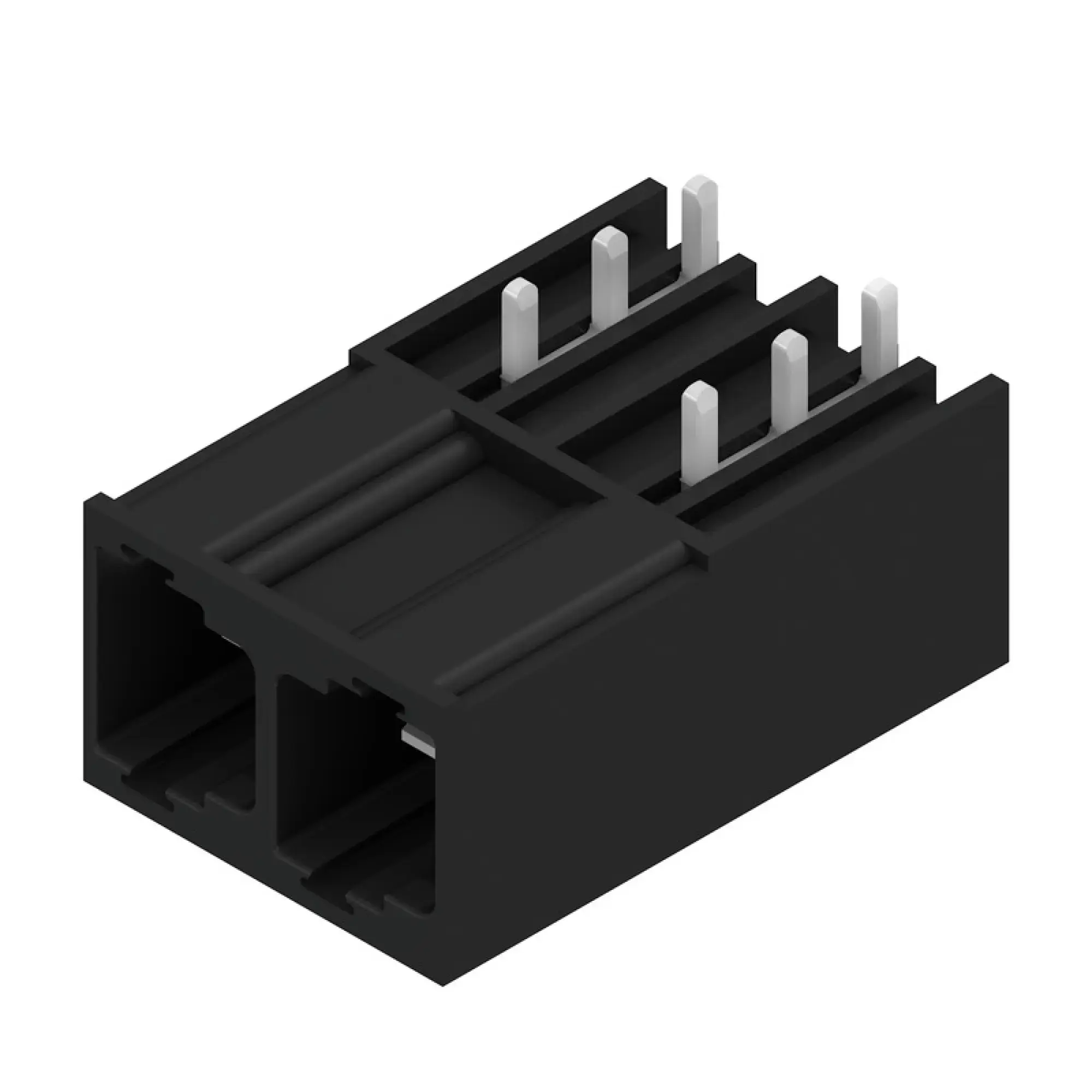 Weidmüller 1813490000 PCB connector (board connection), 1000 V, 78.3 A, Pitch in mm: 10.16, Number of poles: 2, THT solder connection, Box (img_001) Weidmüller 1813490000 PCB connector (board connection), 1000 V, 78.3 A, Pitch in mm: 10.16, Number of poles: 2, THT solder connection, Box (img_001)