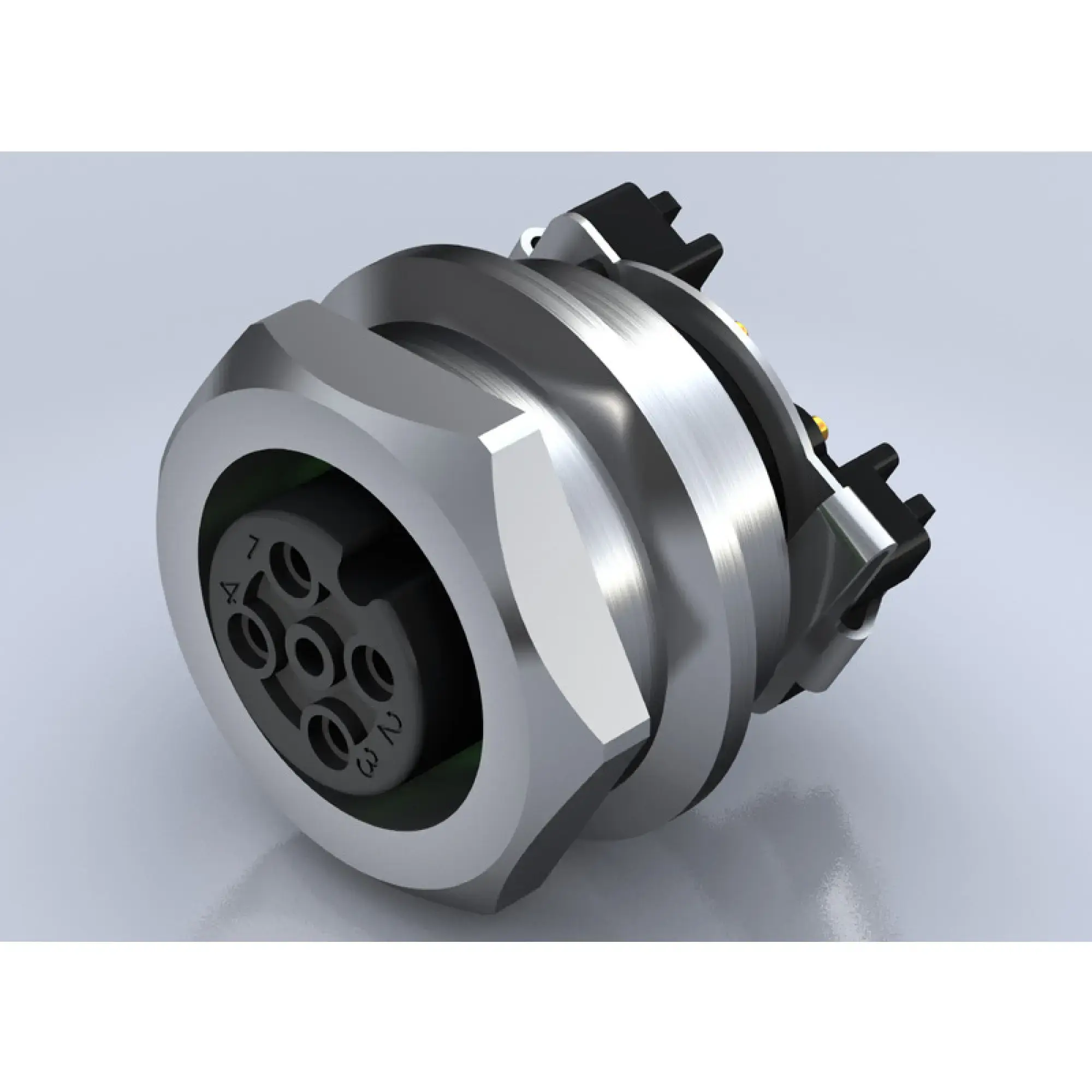 Weidmüller 2422360000 Circular plug connector, installation (PCB connection system), M12, Number of poles: 4, M 14 (img_001)