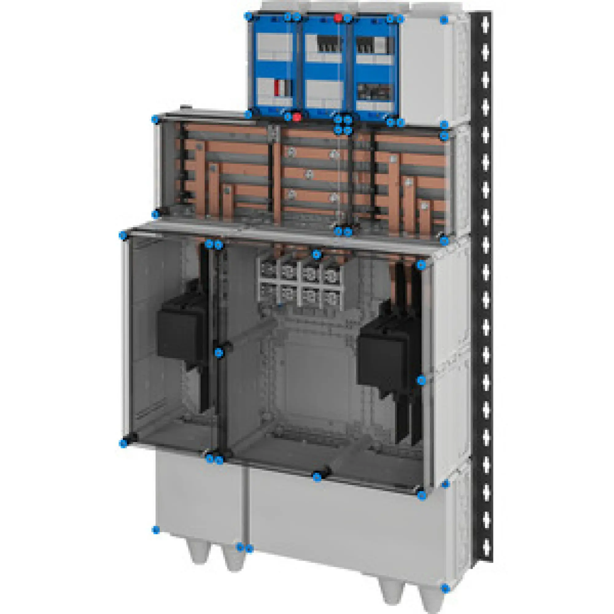 Hensel 20001589 Freischaltstelle, 200kW/220kVA, 3-polig Leistungsschalter und -trenner mit zwischengelagertem Entkupplungsschutz Mi AE 6653 (img_002) Hensel 20001589 Freischaltstelle, 200kW/220kVA, 3-polig Leistungsschalter und -trenner mit zwischengelagertem Entkupplungsschutz Mi AE 6653 (img_002)