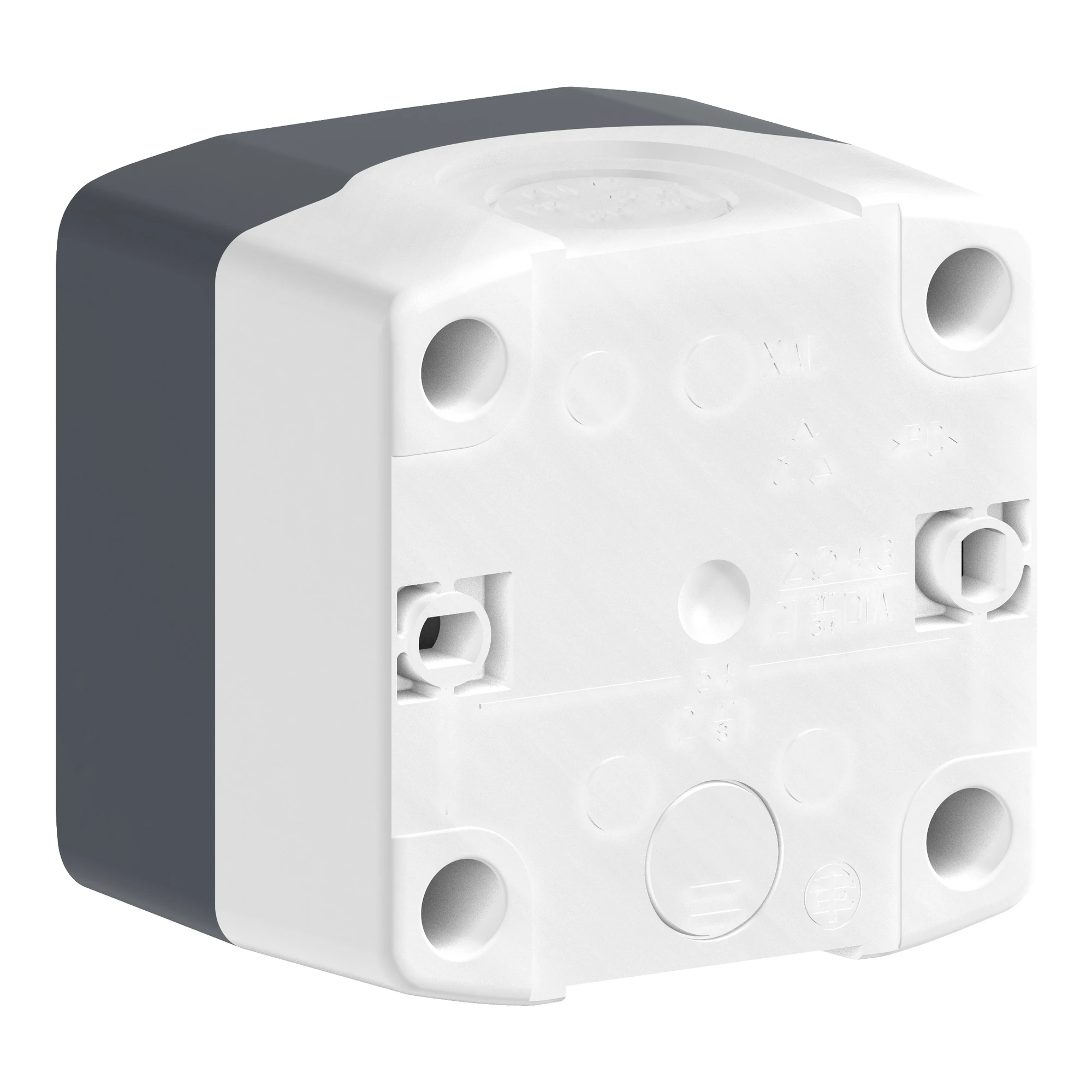 Schneider Electric XALD103 Surface-mounted enclosure, Harmony XALD, plastic, dark grey, 1 push-button, green, START, 22mm, 1NO (img_003) Schneider Electric XALD103 Surface-mounted enclosure, Harmony XALD, plastic, dark grey, 1 push-button, green, START, 22mm, 1NO (img_003)