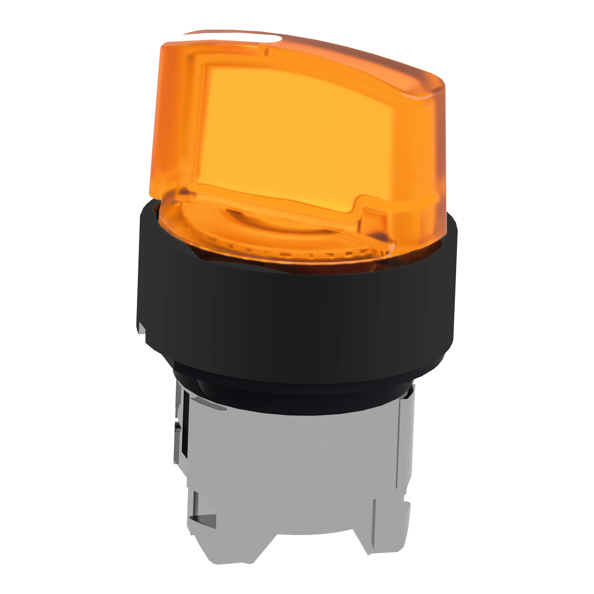 Schneider Electric ZB4BK12537 Illuminated Selector Switch, Front Element, Harmony XB4, Metal Black, 22mm, Orange, for Universal LED, 2 Positions, Latching (img_004) Schneider Electric ZB4BK12537 Illuminated Selector Switch, Front Element, Harmony XB4, Metal Black, 22mm, Orange, for Universal LED, 2 Positions, Latching (img_004)