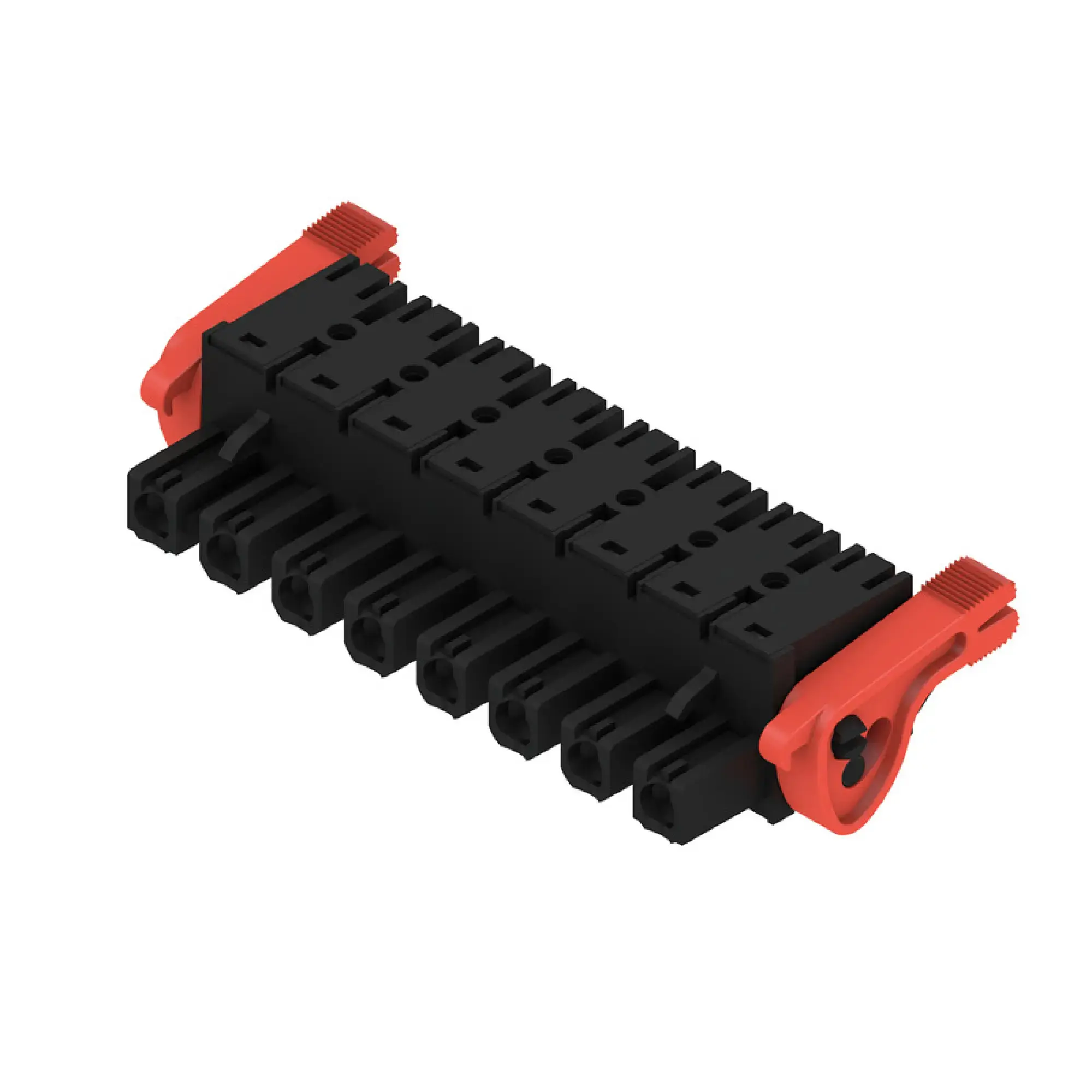 Weidmüller 1227440000 PCB connector (wire connection), 1000 V, 29 A, Pitch in mm: 7.62, 2.5 mm², Number of poles: 8, PUSH IN with actuator, Box (img_001)