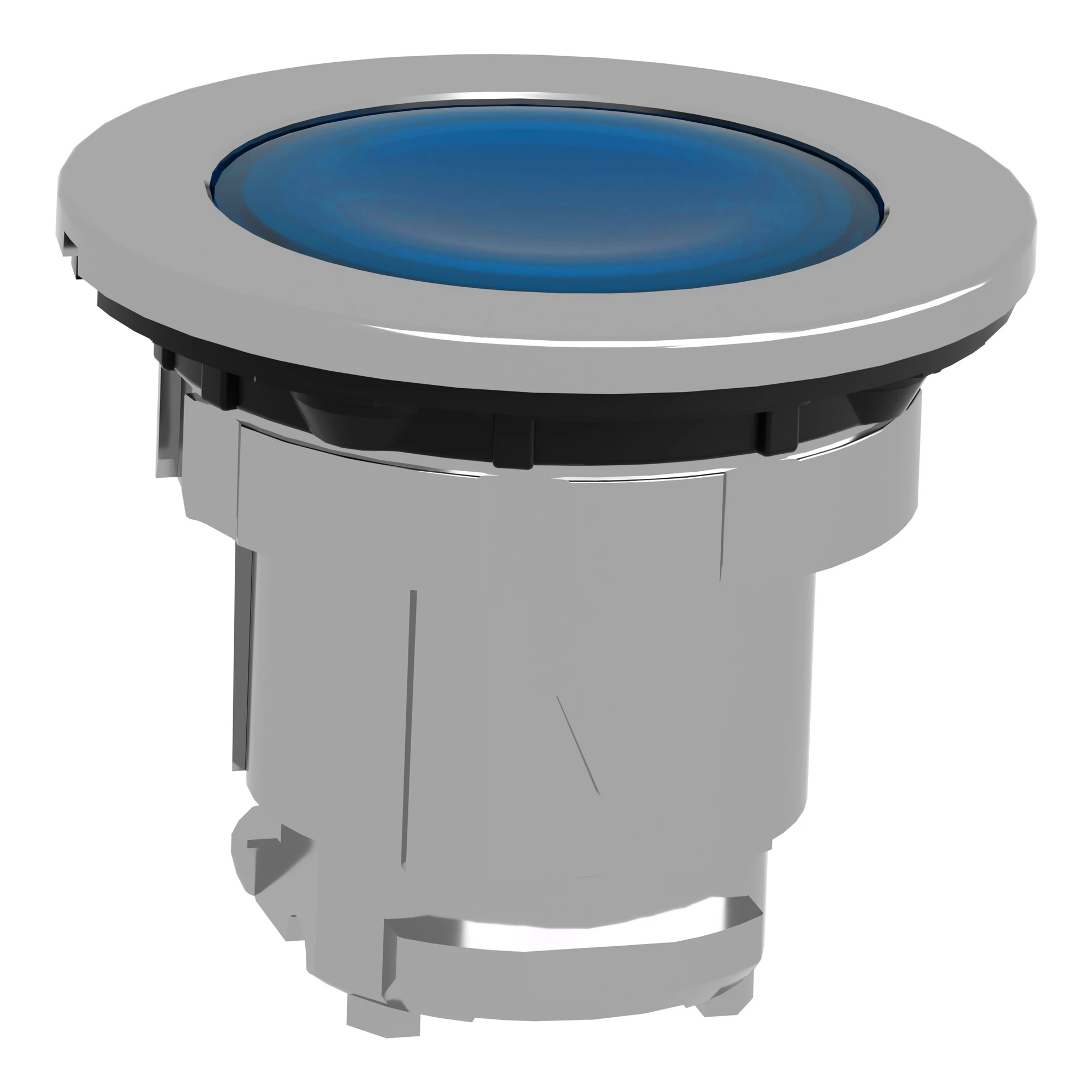 Schneider Electric ZB4FV063 Pilot light, front element, Harmony XB4F, metal, 30mm, blue, for universal LED, smooth calotte (img_004)