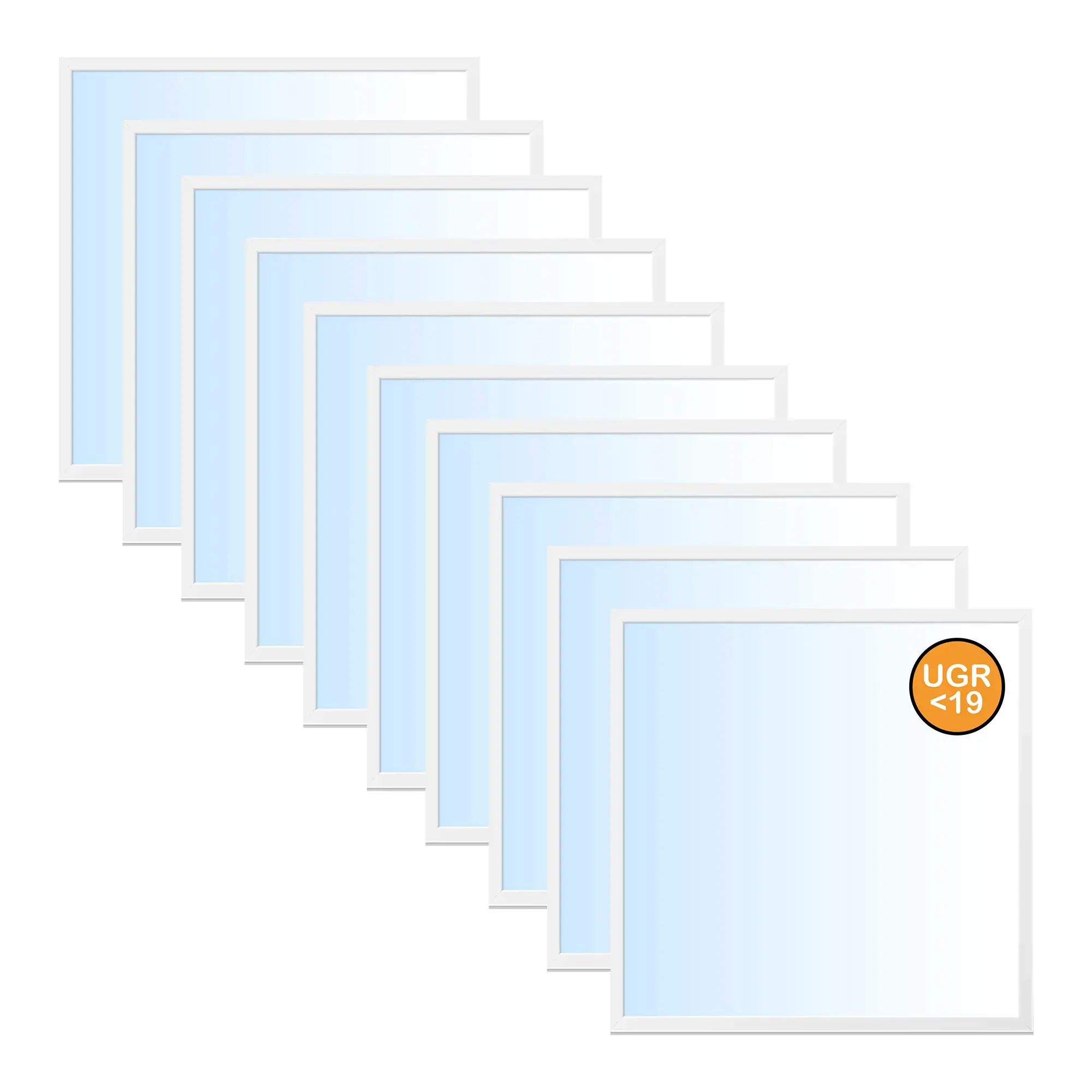 WSU Lights WS000001529-10 10-pack LED Panel, 62x62, cool white 6000K, 40W, 4400lm, UGR WSU Lights WS000001529-10 10-pack LED Panel, 62x62, cool white 6000K, 40W, 4400lm, UGR