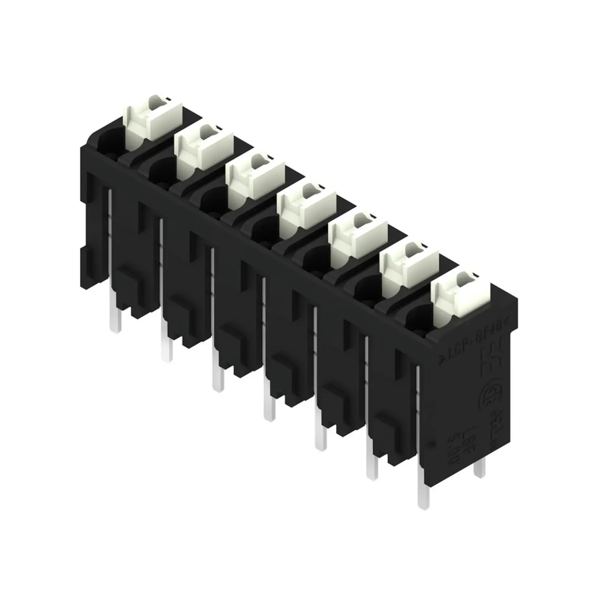 Weidmüller 1876220000 PCB terminal, 320 V, 17.5 A, Pitch in mm: 5.00, 1.5 mm², Number of poles: 7, PUSH IN with actuator, THT/THR solder connection, 180°, Tape (img_001) Weidmüller 1876220000 PCB terminal, 320 V, 17.5 A, Pitch in mm: 5.00, 1.5 mm², Number of poles: 7, PUSH IN with actuator, THT/THR solder connection, 180°, Tape (img_001)