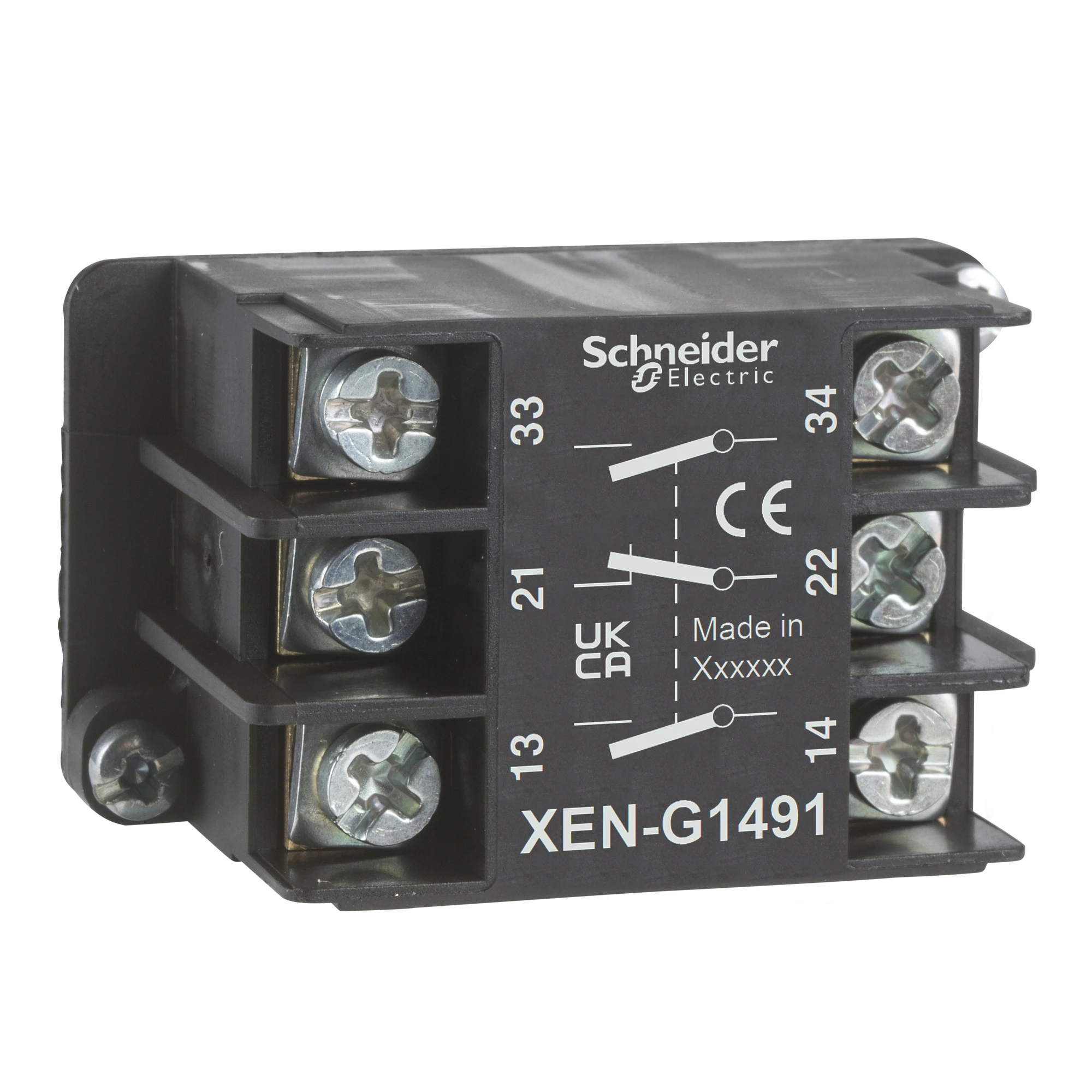 Schneider Electric XENG1491 Auxiliary switch without snap action, 1NO+2NC, front mounting (img_001) Schneider Electric XENG1491 Auxiliary switch without snap action, 1NO+2NC, front mounting (img_001)