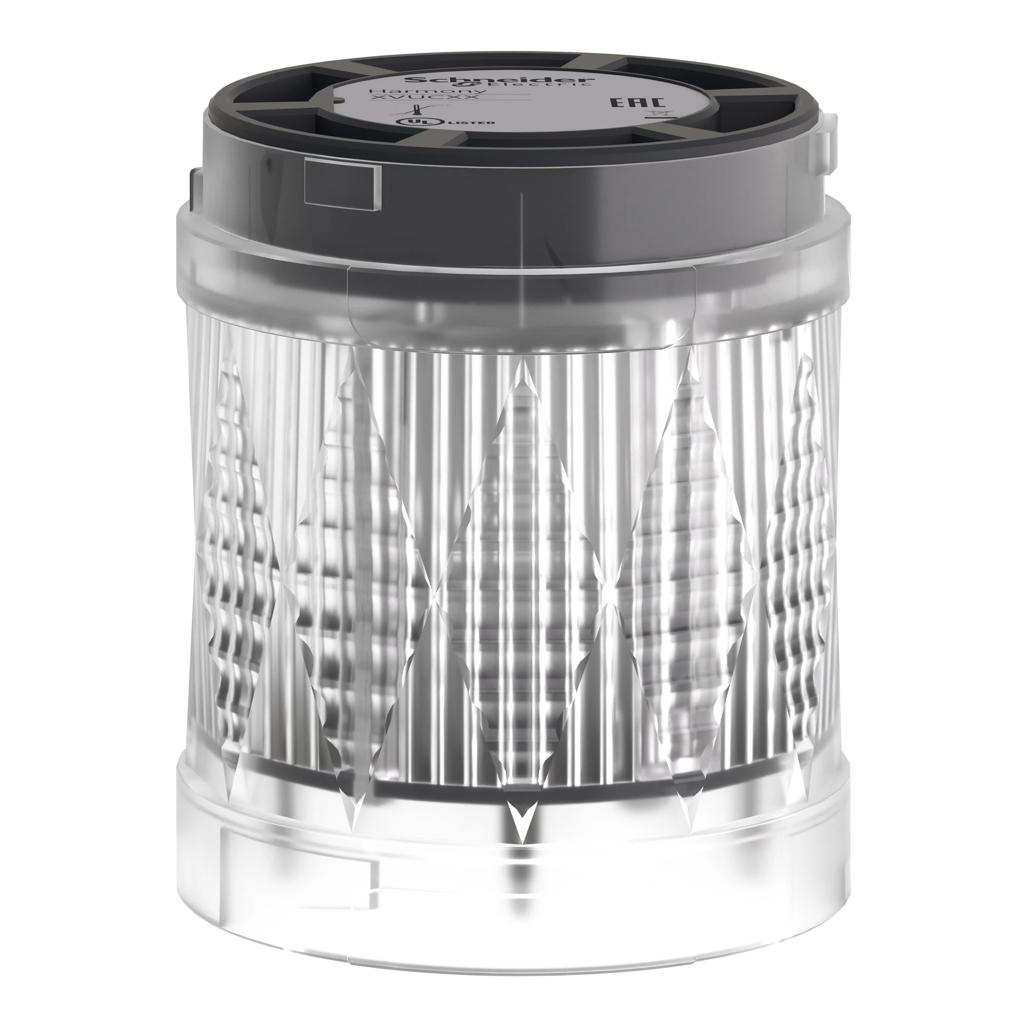 Schneider Electric XVUC67 Lighting Element, Harmony XVU, modular, 60mm, LED, white, clear, flashing light, IP65, 24V ACDC (img_004) Schneider Electric XVUC67 Lighting Element, Harmony XVU, modular, 60mm, LED, white, clear, flashing light, IP65, 24V ACDC (img_004)