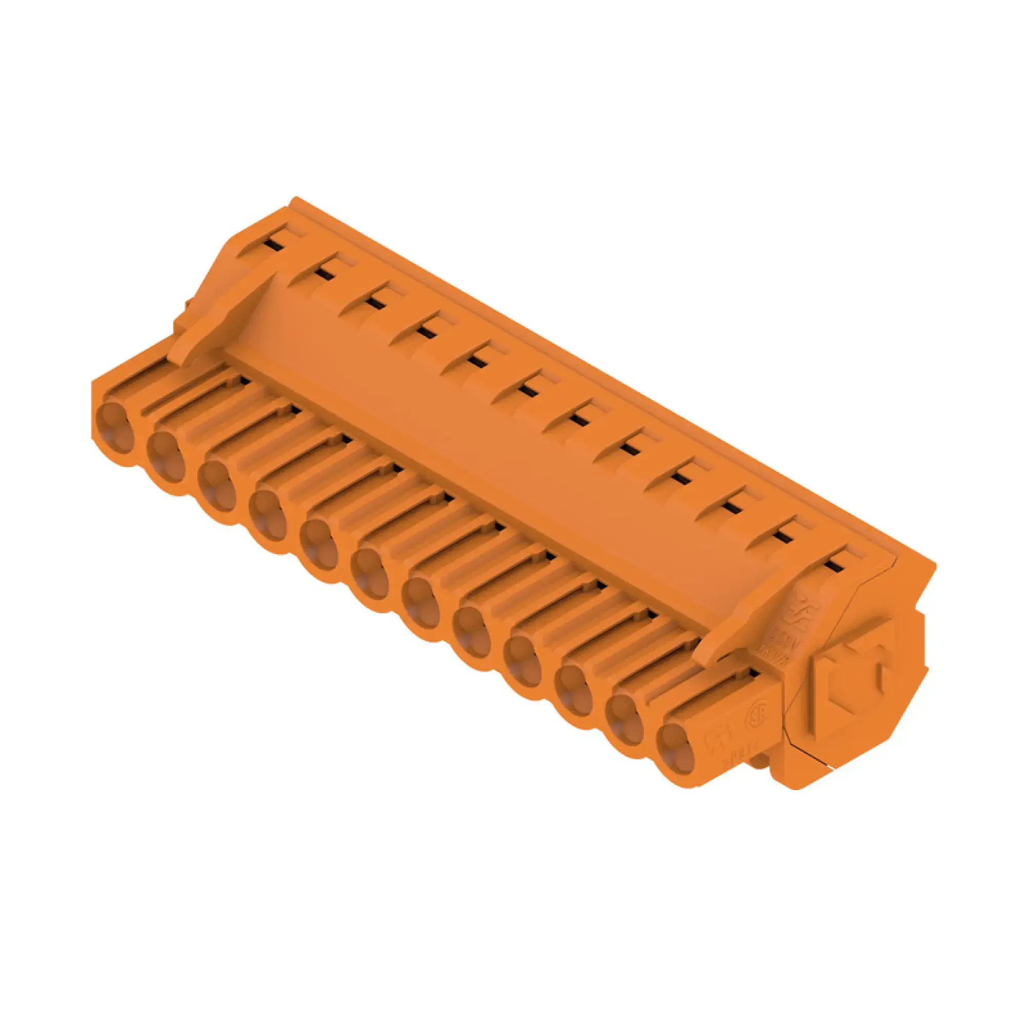 Weidmüller 1945850000 PCB connector (wire connection), 320 V, 17.5 A, Pitch in mm: 5.08, 4 mm², Number of poles: 12, Clamping yoke connection, Box (img_001) Weidmüller 1945850000 PCB connector (wire connection), 320 V, 17.5 A, Pitch in mm: 5.08, 4 mm², Number of poles: 12, Clamping yoke connection, Box (img_001)