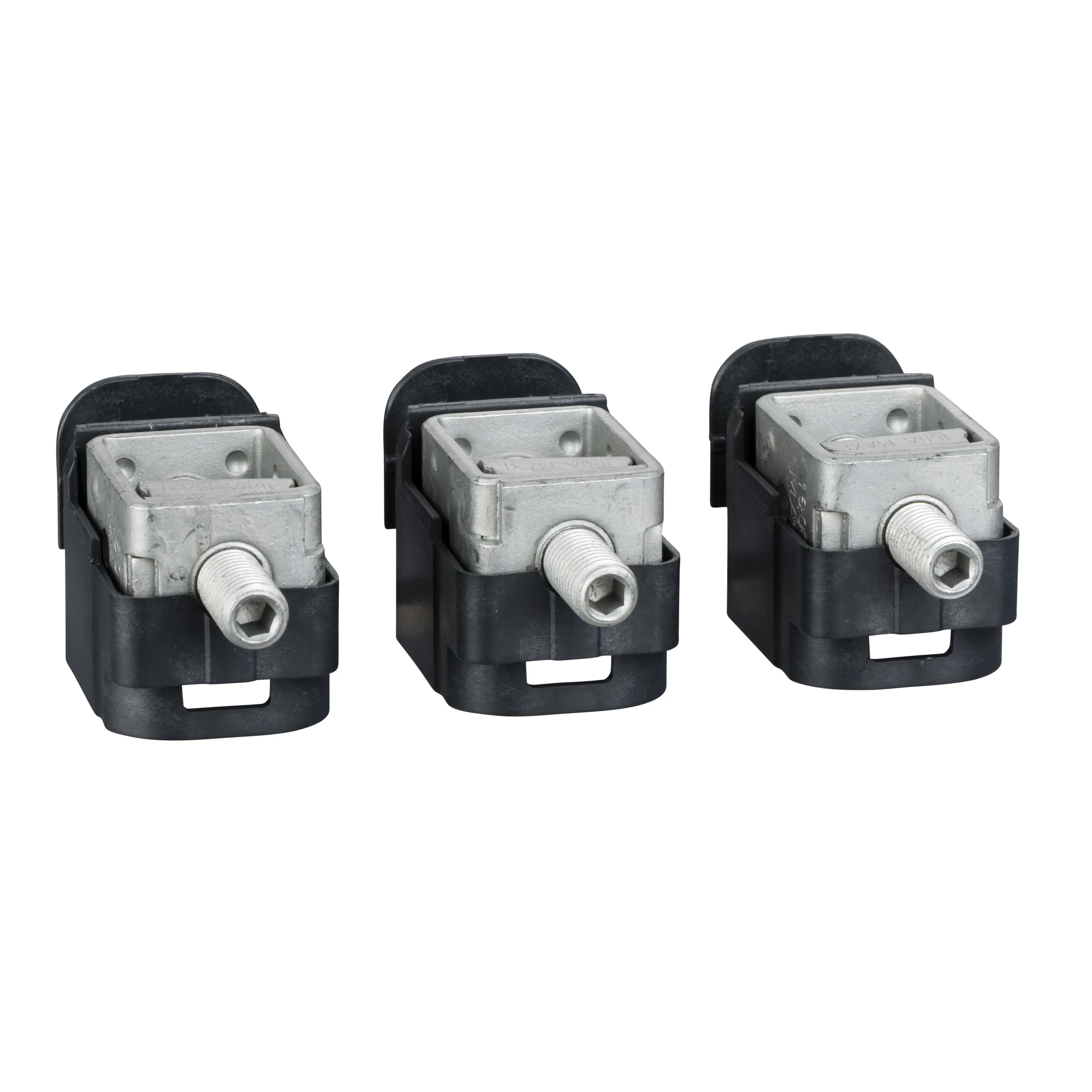 Schneider Electric LV429242 Steel Frame Terminals for 1 Cable (3 pcs.), 1x 1.5-95mm², for INS40-160/INV100-250/ComPact NSX100-250 (img_001) Schneider Electric LV429242 Steel Frame Terminals for 1 Cable (3 pcs.), 1x 1.5-95mm², for INS40-160/INV100-250/ComPact NSX100-250 (img_001)