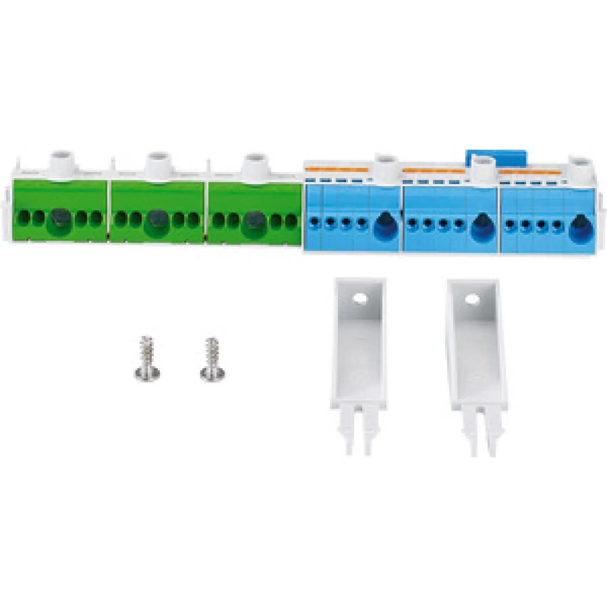 Hensel 68000364 ENYSTAR PE Klemme und N-Trennklemme 2reihig, je 15 Klemmstellen FP FC 24 NT (img_001)