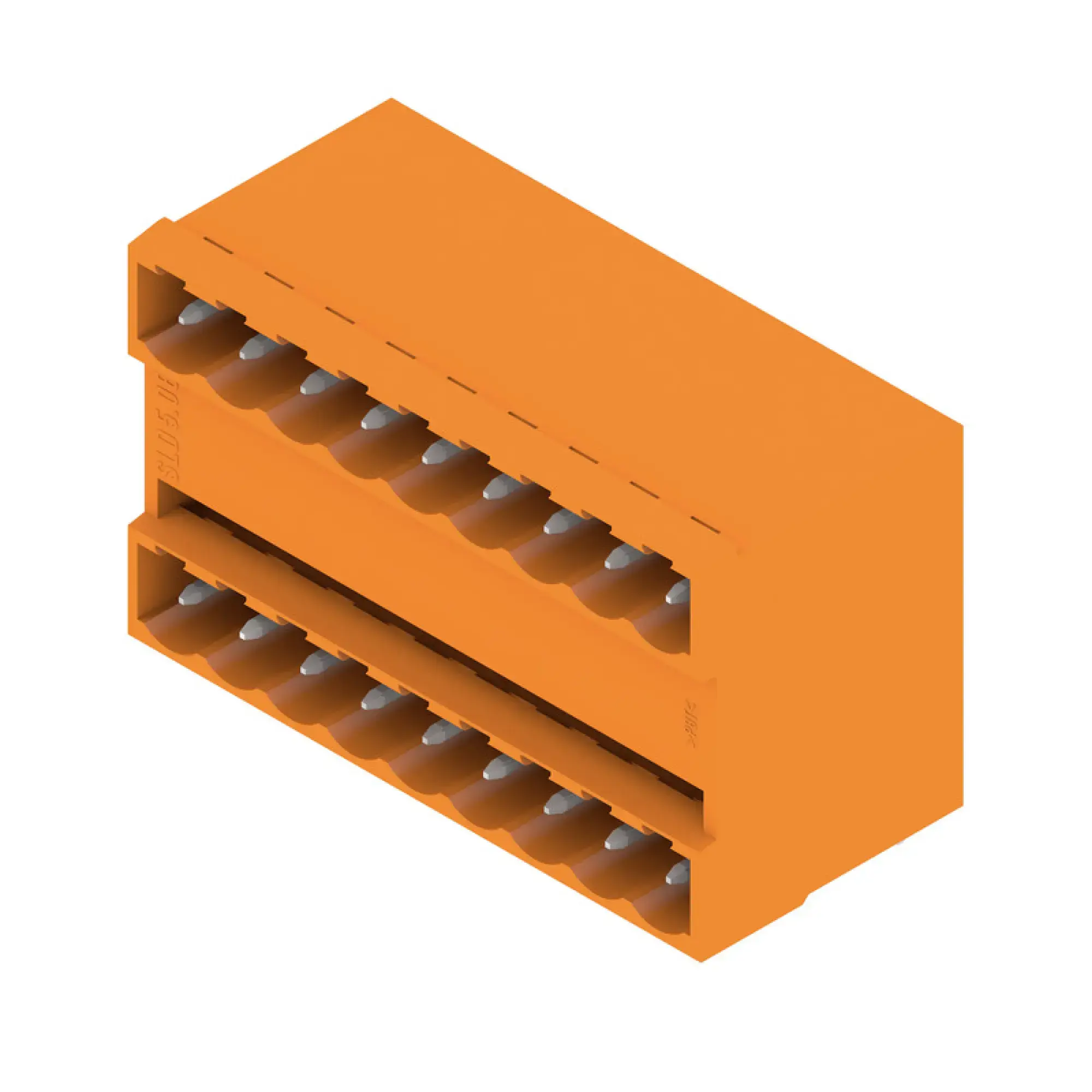 Weidmüller 1601860000 PCB connector (board connection), 250 V, 11 A, Pitch in mm: 5.08, Number of poles: 18, THT solder connection, Box (img_001)
